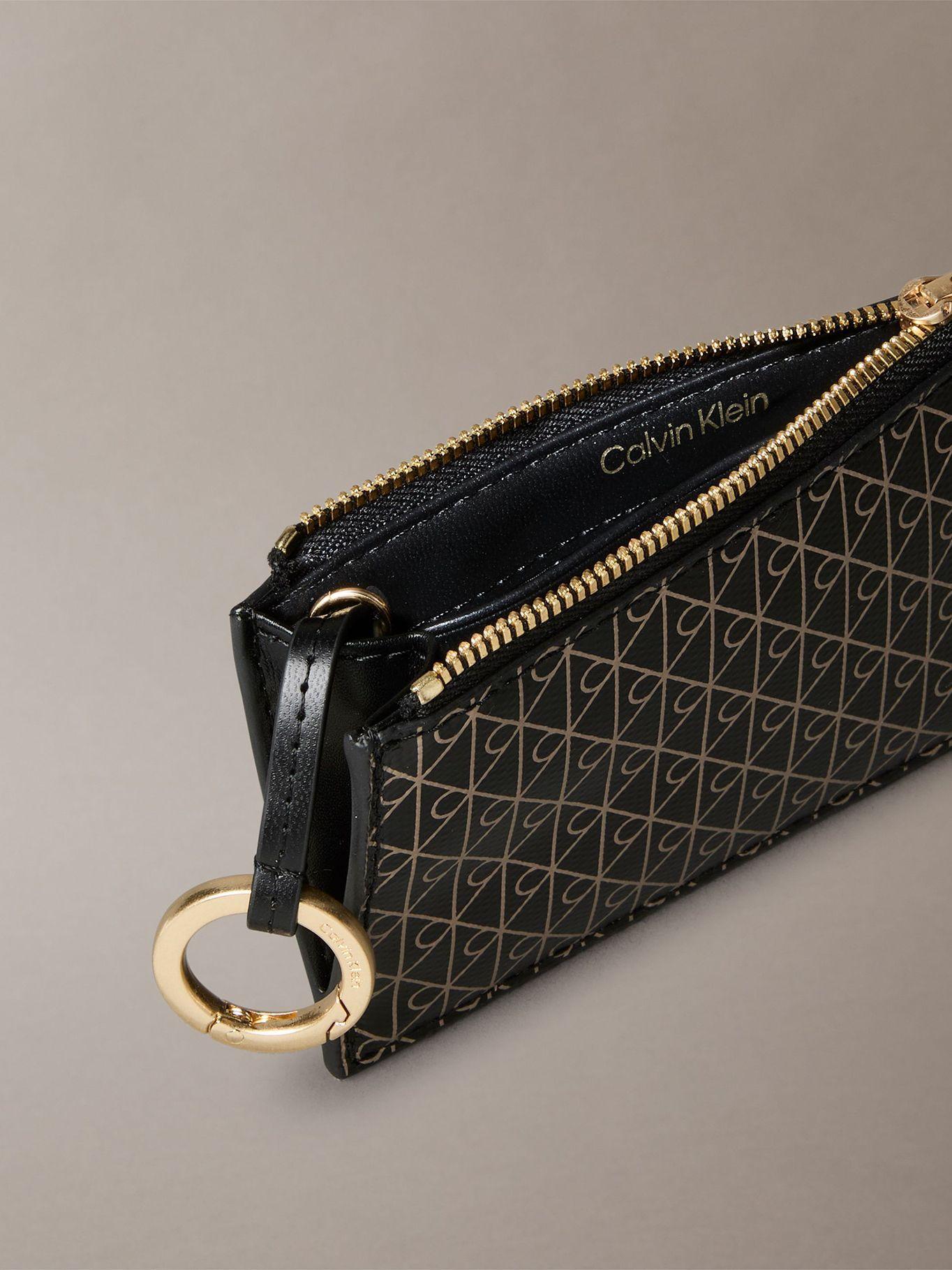 Tarjetero Y Estampado de Monogram CK Negro Calvin Klein-2