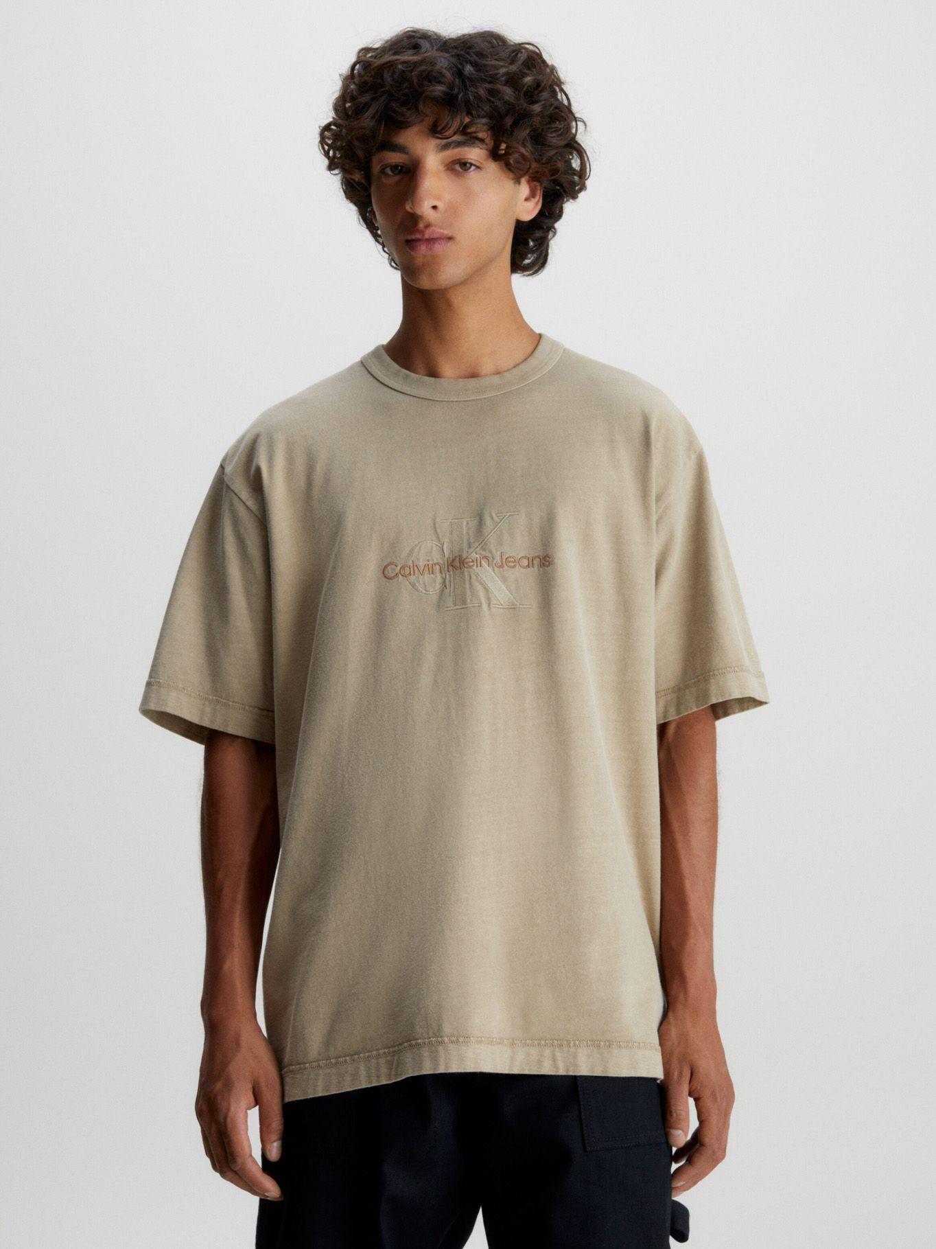 Polera Mineral Dye Beige Calvin Klein-0