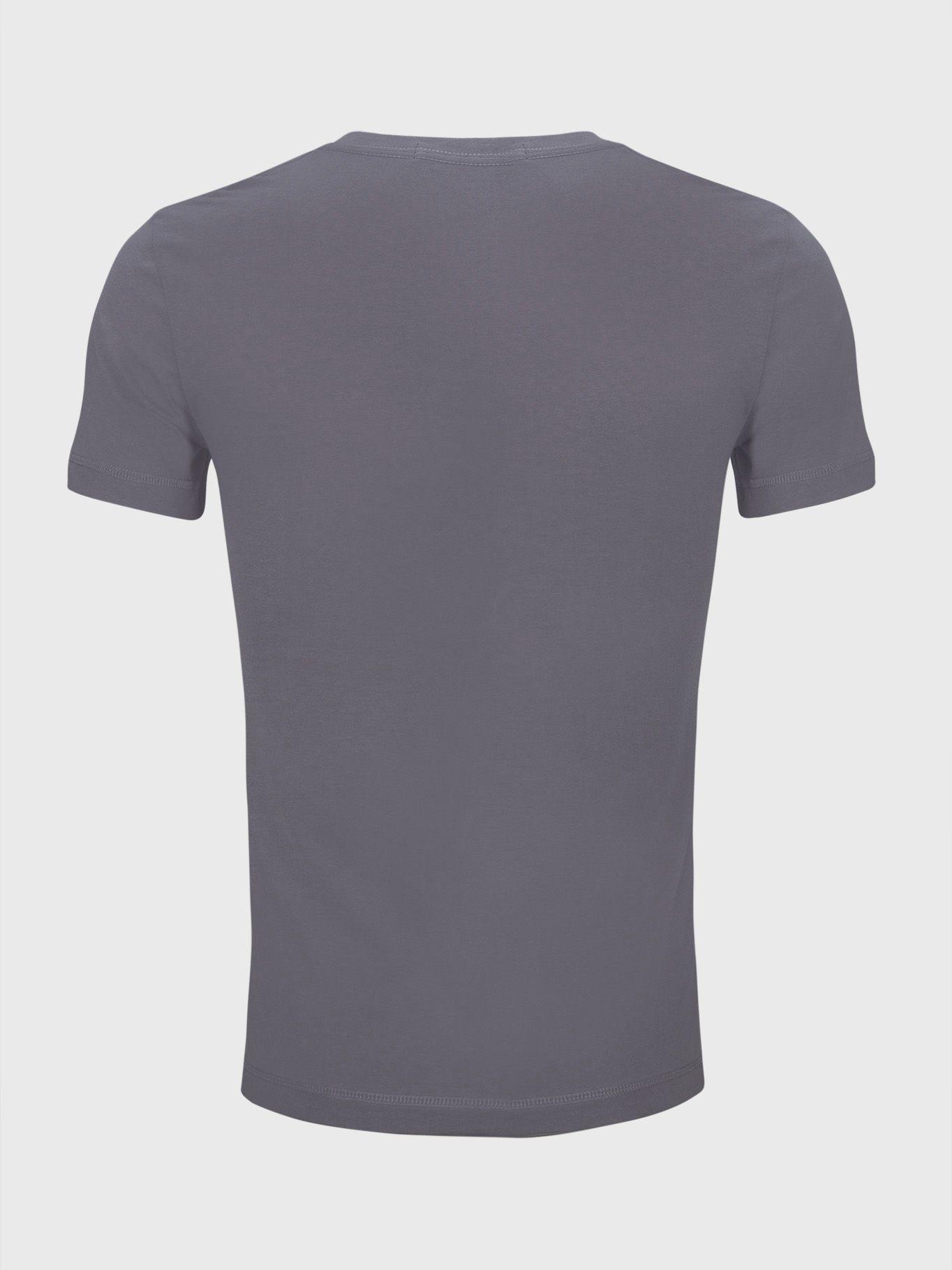 Polera Monogram Logo Gris Calvin Klein-1