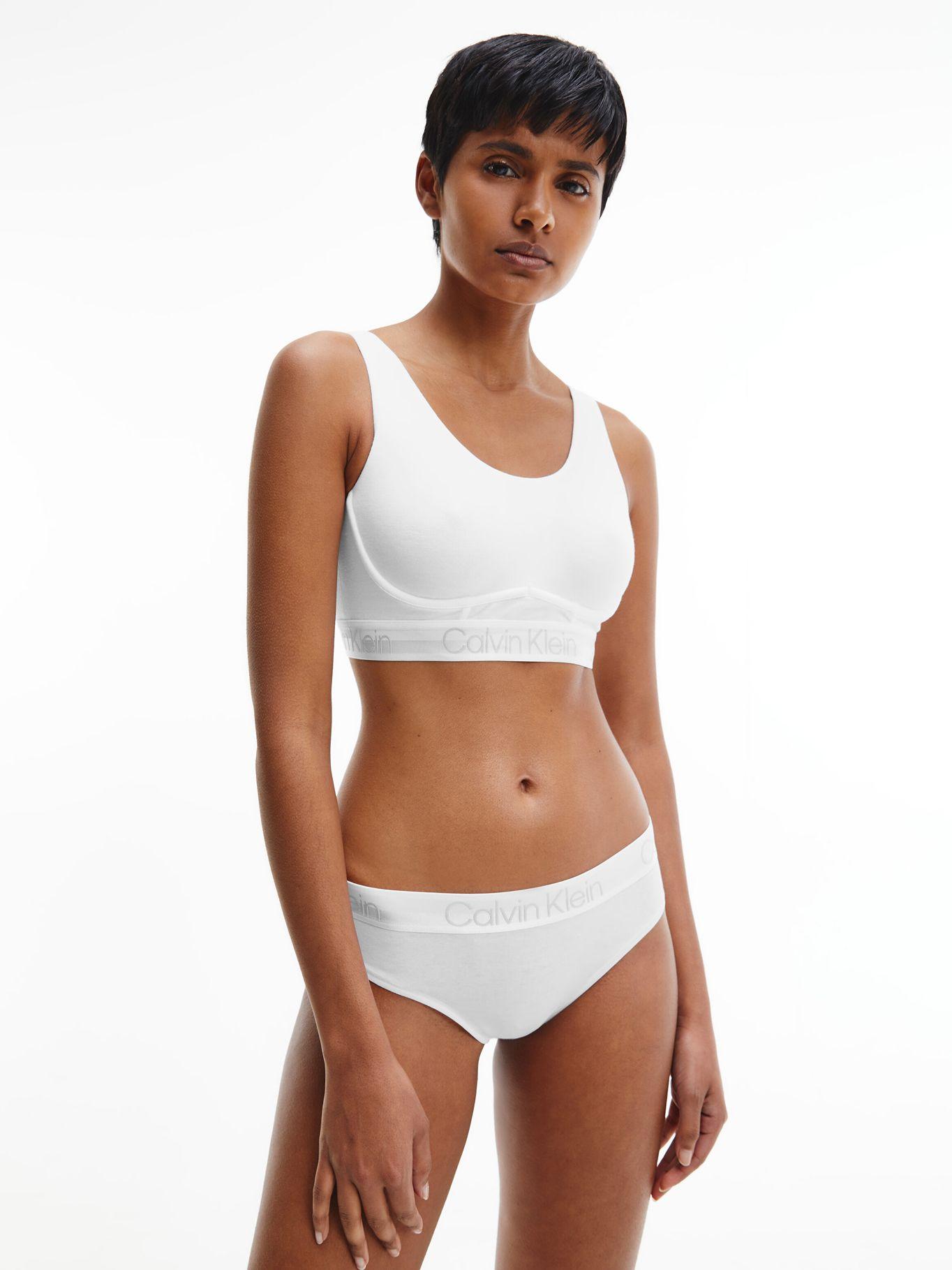 Bralette Cotton Structure Blanco Calvin Klein-0