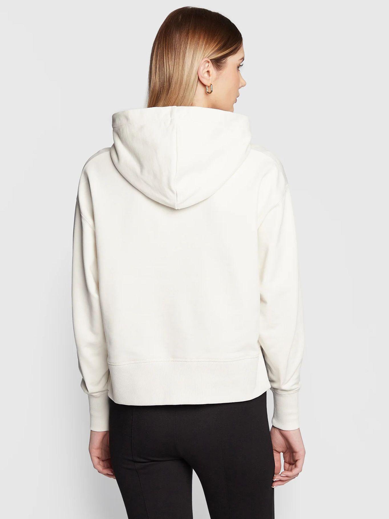 Sudadera con capucha y logo Blanco Calvin Klein J20J220430-YBI-1