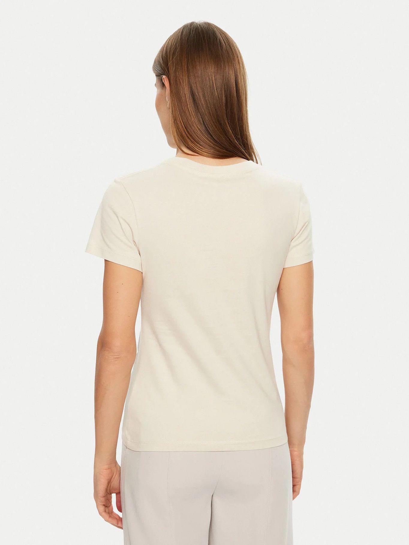 Polera slim con logo PDH Beige Calvin Klein-2