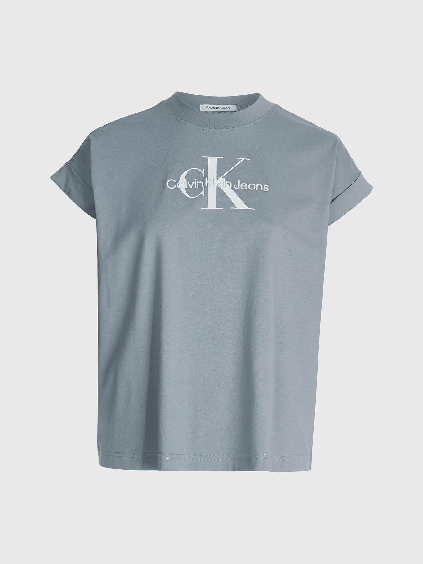 Camisa holgada con monograma Gris Calvin Klein-5