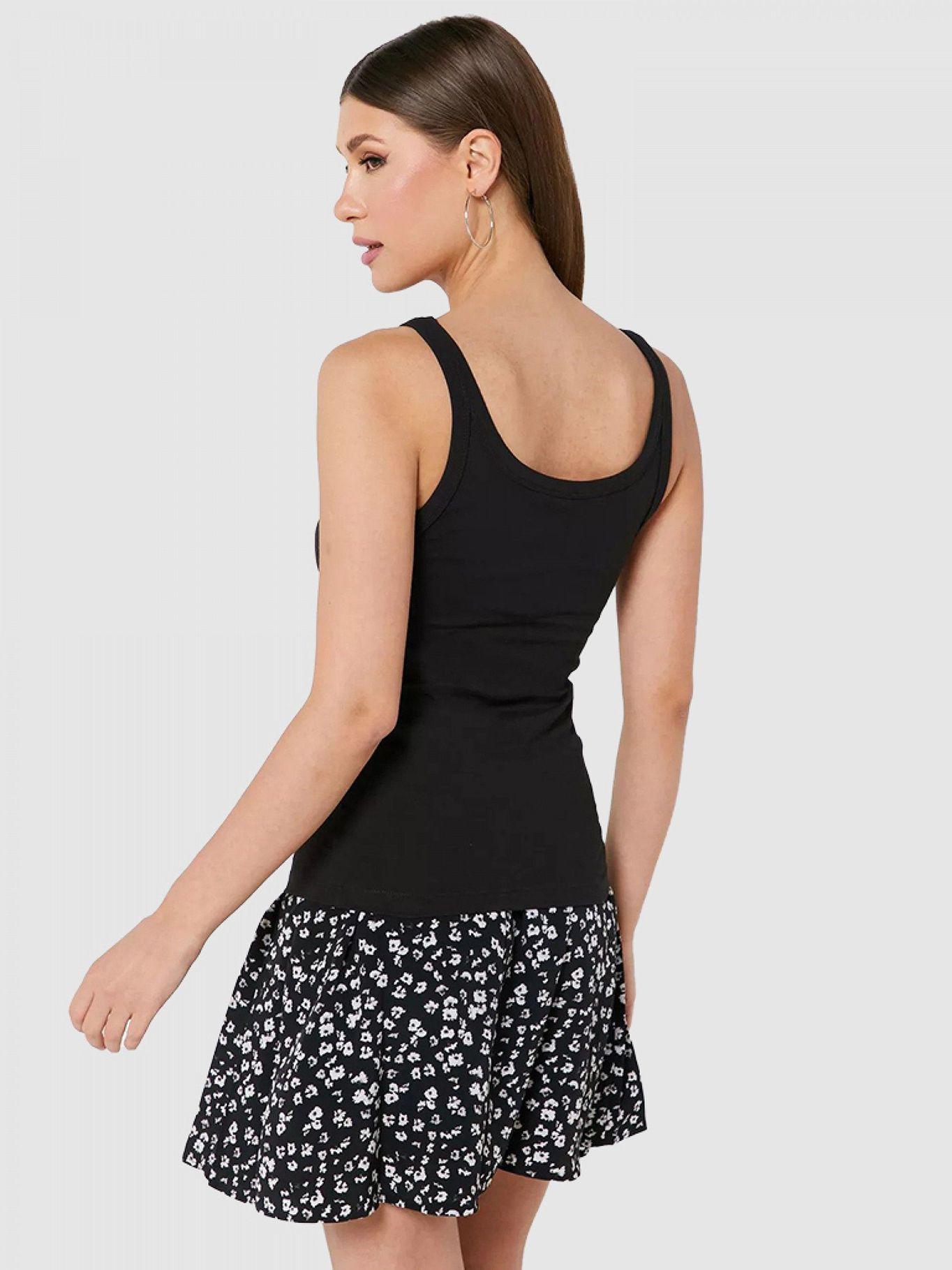 Camiseta sin Mangas Negro Calvin Klein-2