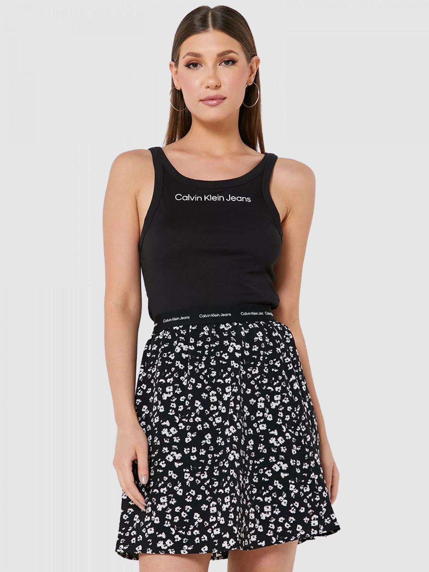 Camiseta sin Mangas Negro Calvin Klein-0