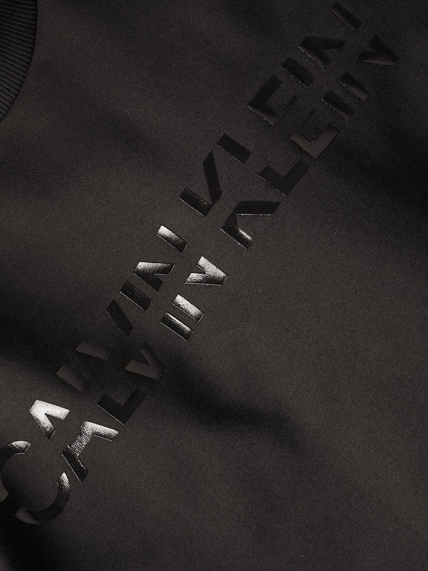 Polerón Matt Split Negro Calvin Klein-2