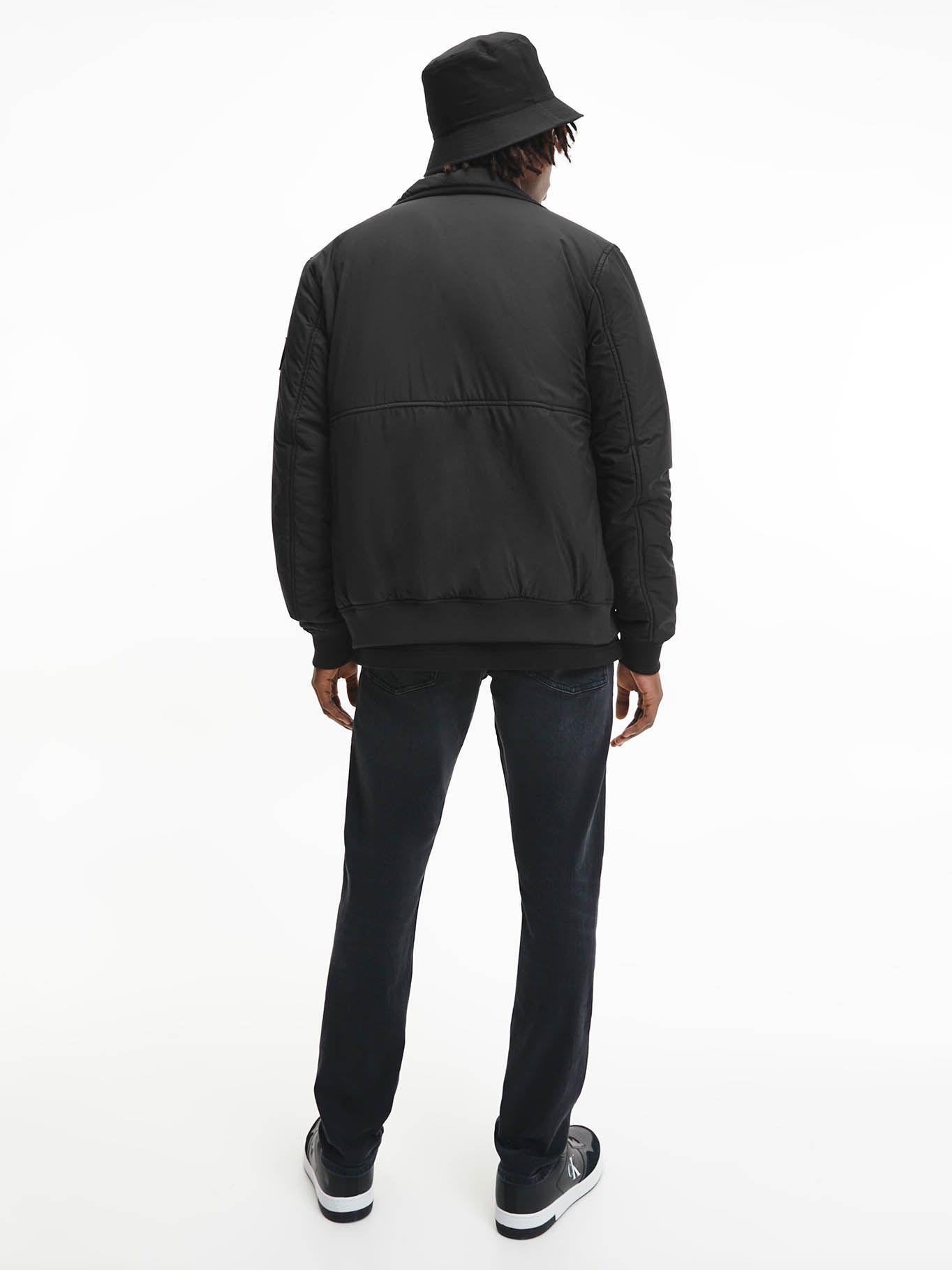 Chaqueta con cierre de cremallera y relleno reciclado Negro Calvin Klein-2