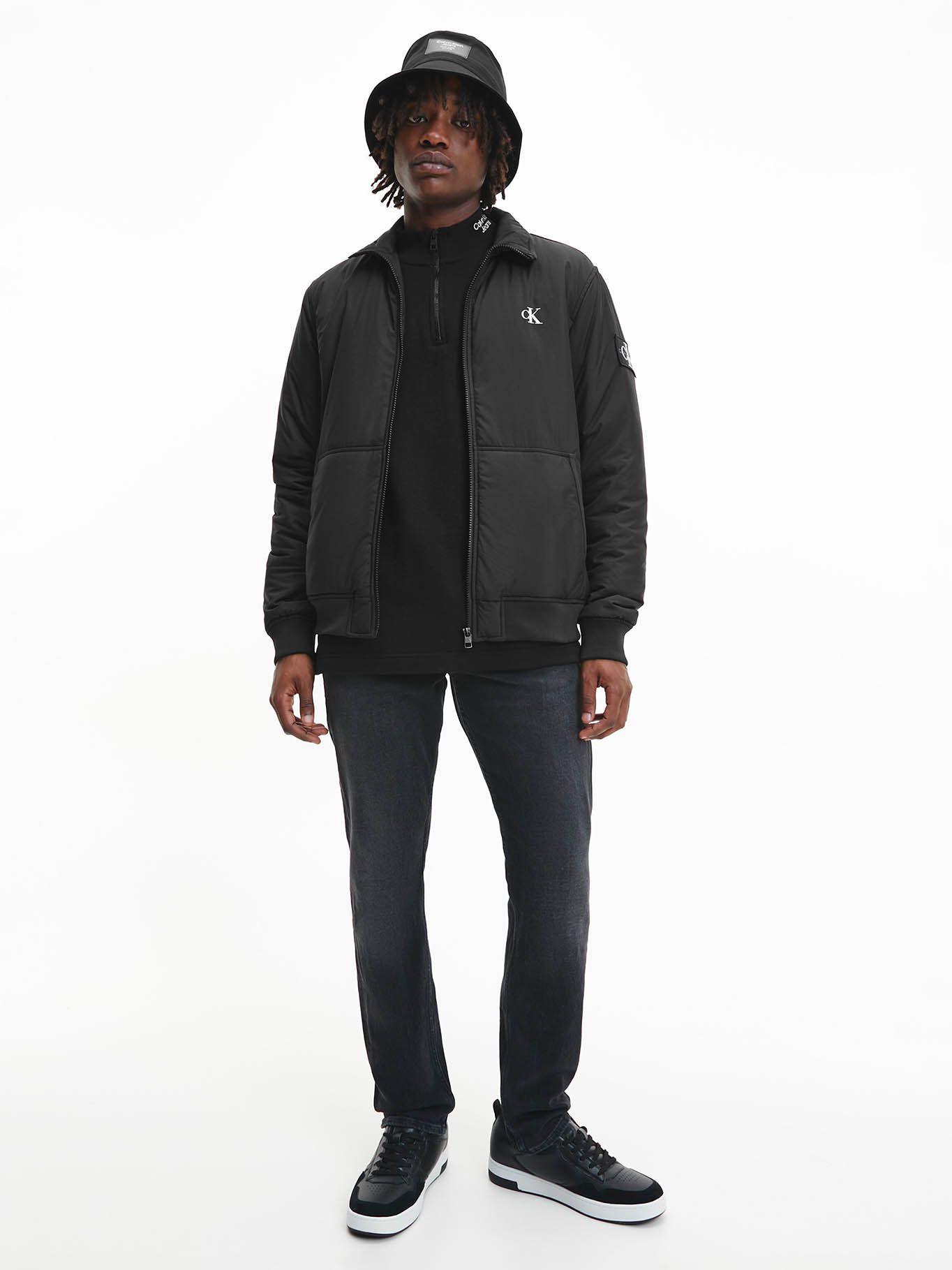Chaqueta con cierre de cremallera y relleno reciclado Negro Calvin Klein-1