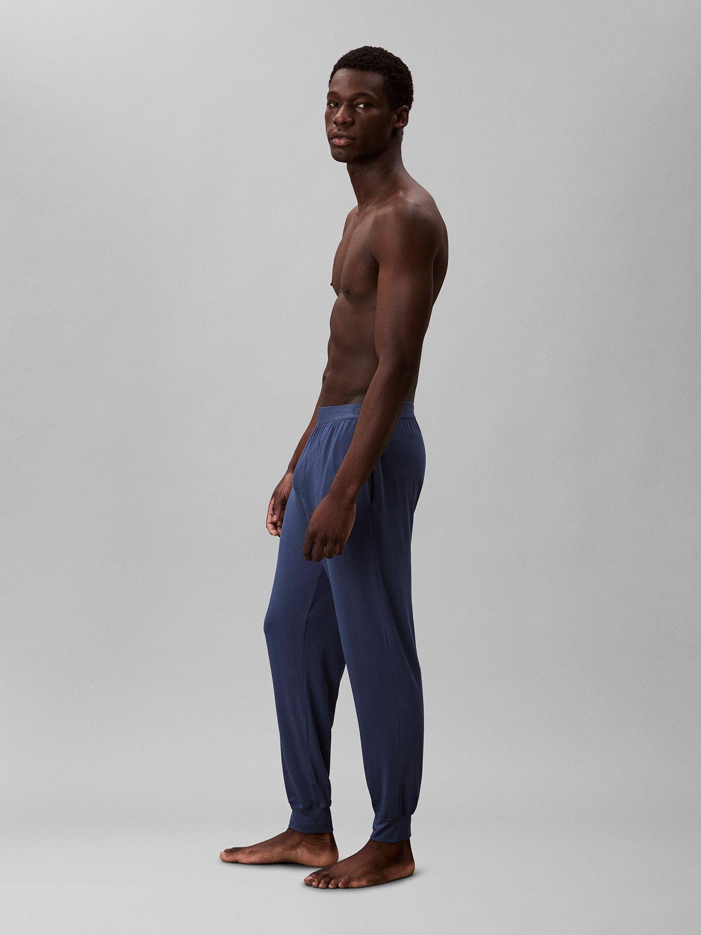 Pantalón de Chándal Ultra Soft Modal Azul Calvin Klein-3