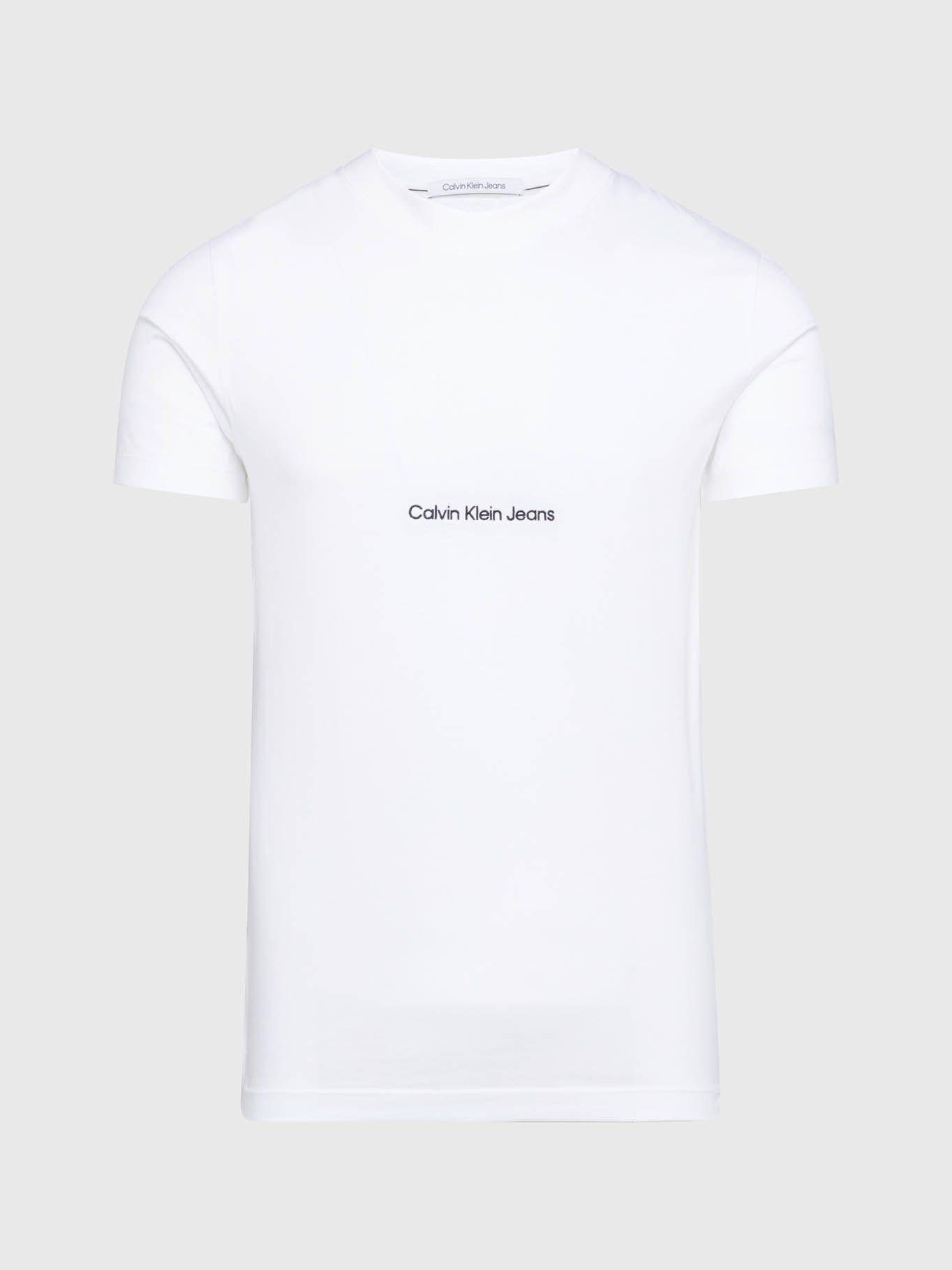 Camiseta slim con logo Blanco Calvin Klein J30J322848-YAF-5