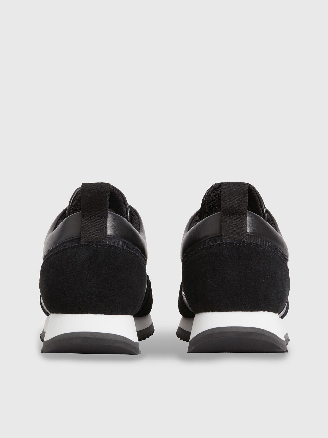 Zapatilla Low Top Lace Up Mesh Mono Negro Calvin Klein-1