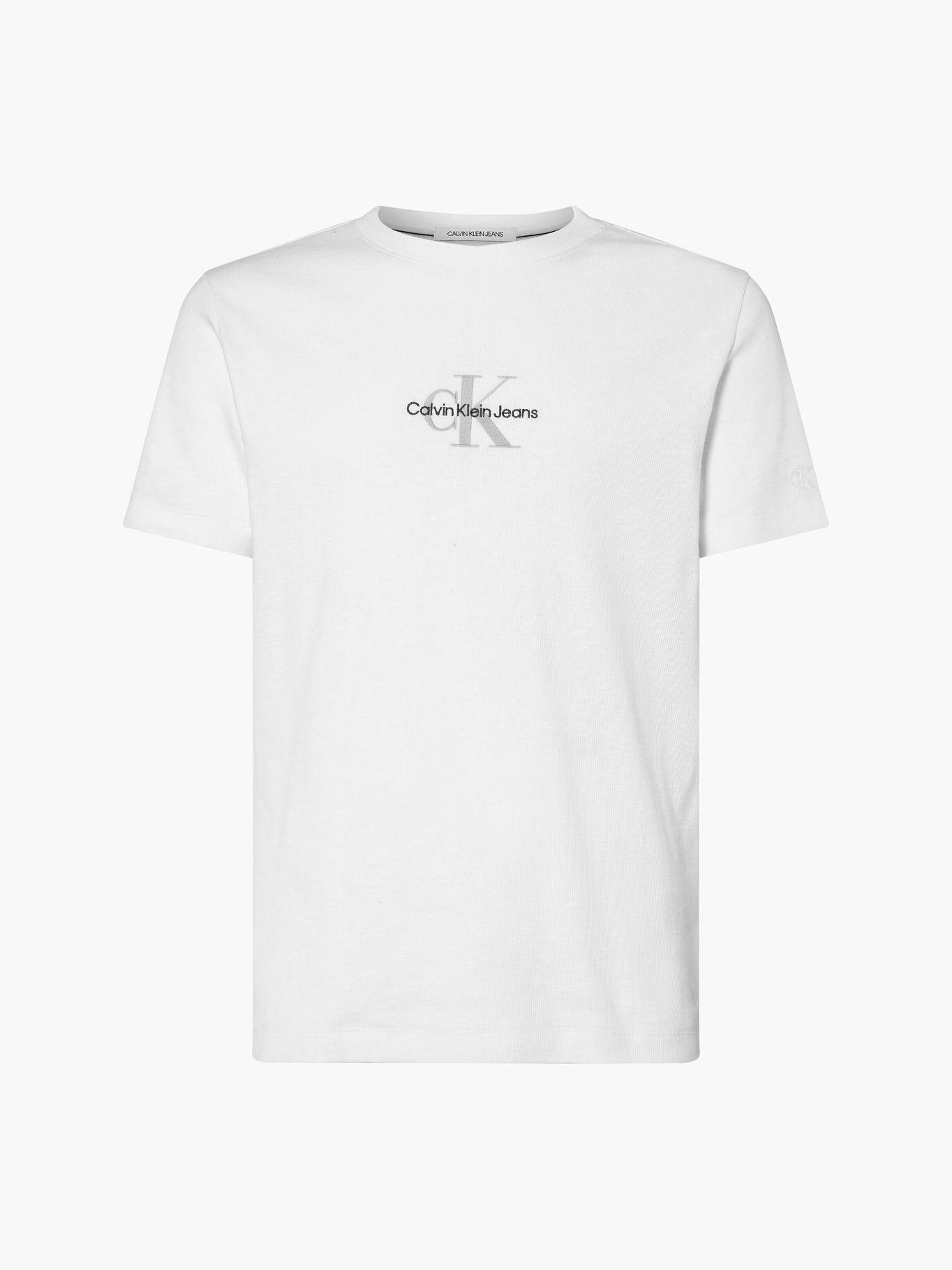 Polera Slub Rib Blanco Calvin Klein-4