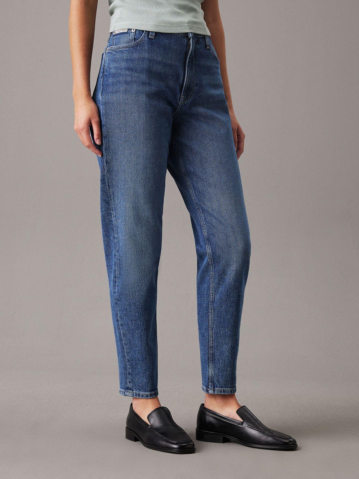 Mom jeans Azul Calvin Klein-0