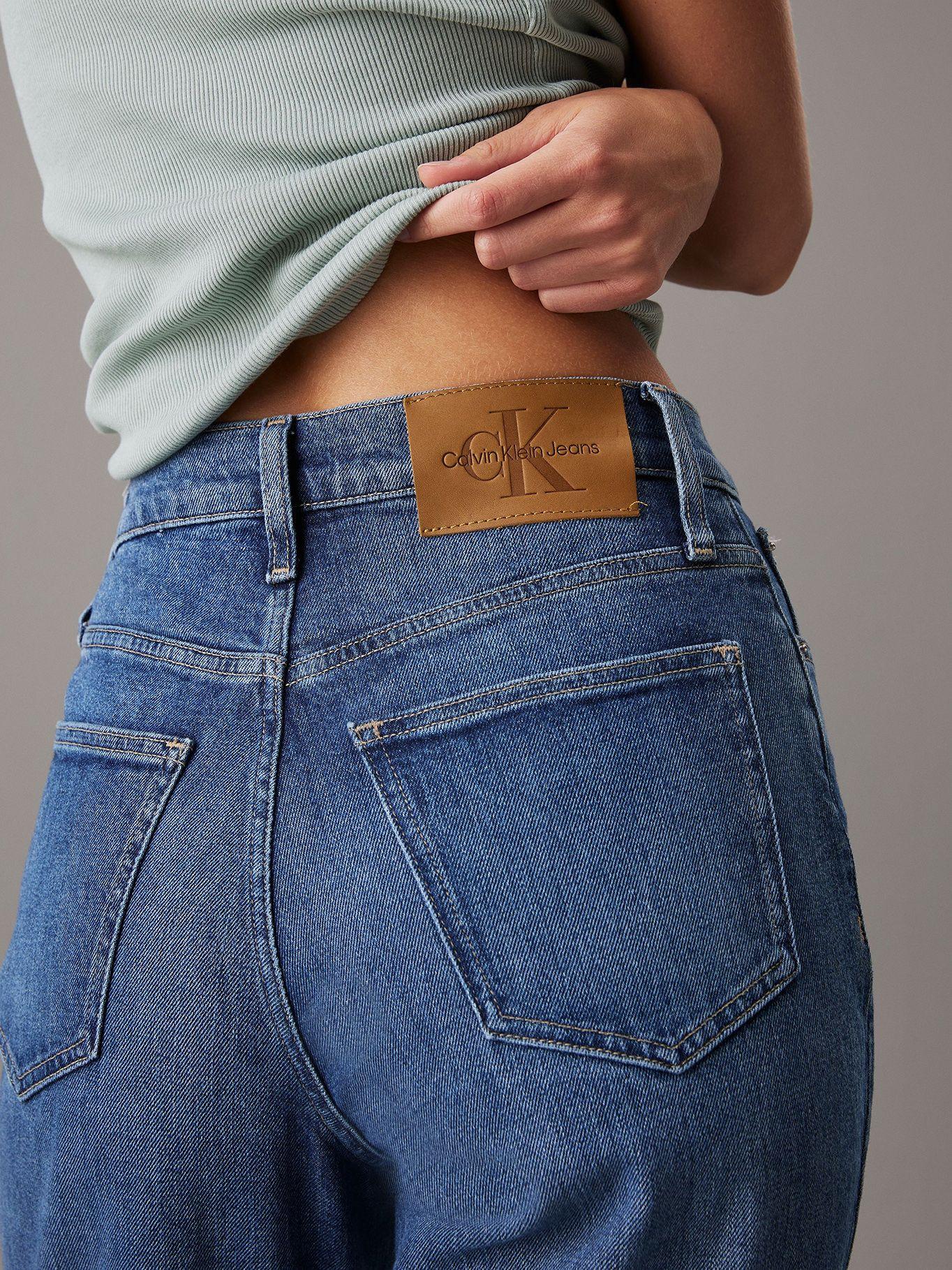 Mom jeans Azul Calvin Klein-3