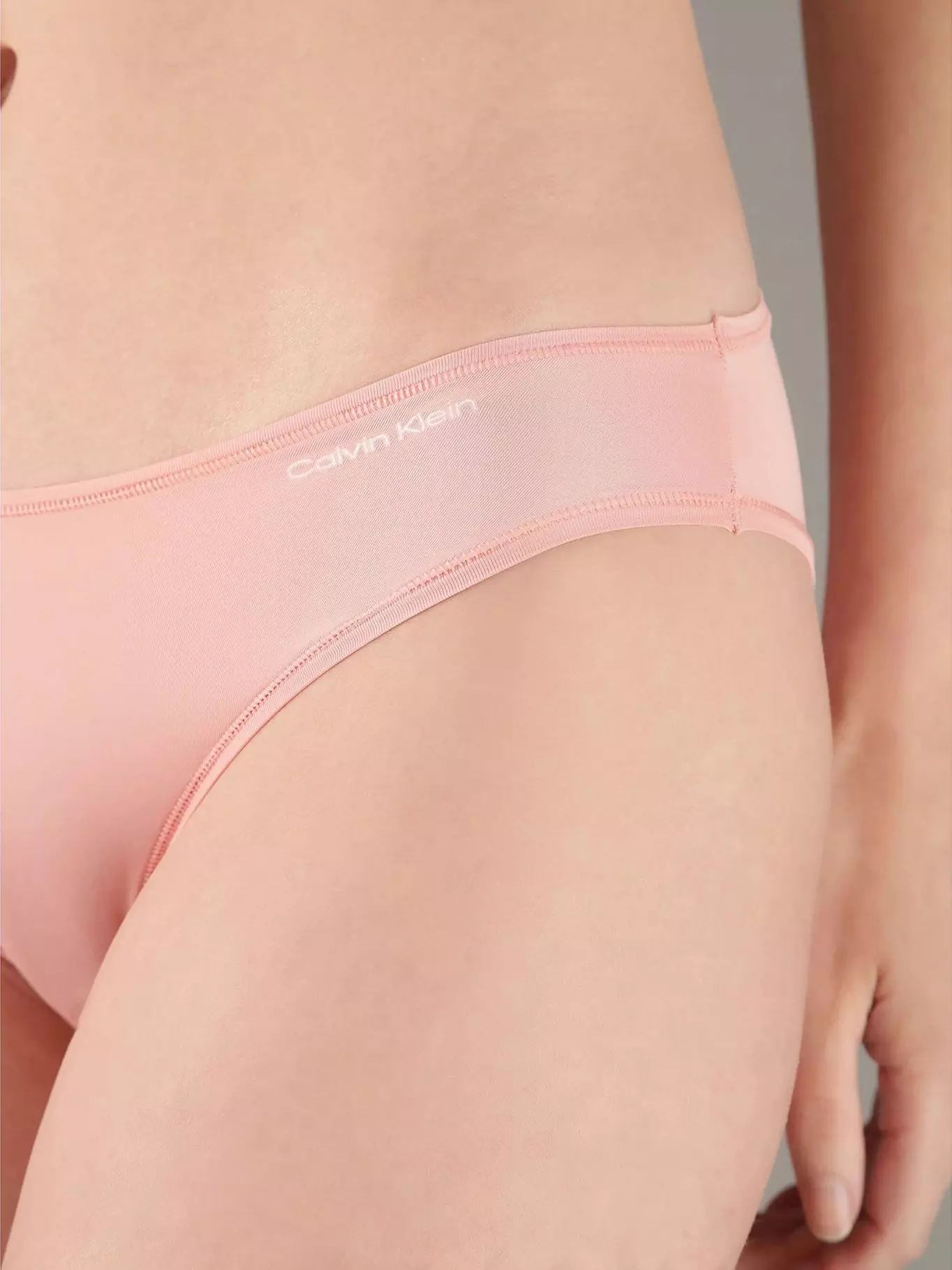 Calzón Bikini Ideal Stretch Micro Rosado Calvin Klein-3