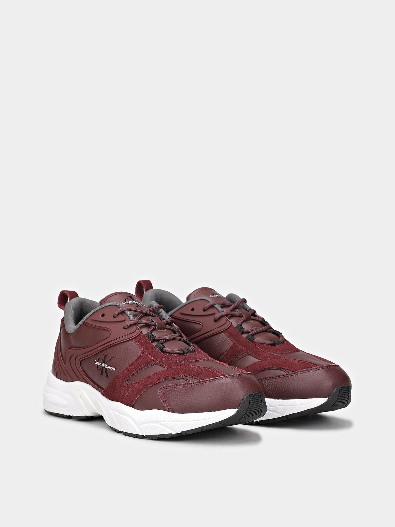 Zapatillas Retro Tennis Low 0KX Burdeo Calvin Klein-0