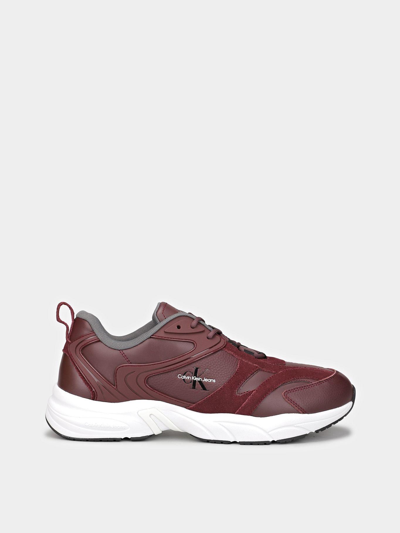 Zapatillas Retro Tennis Low 0KX Burdeo Calvin Klein-1