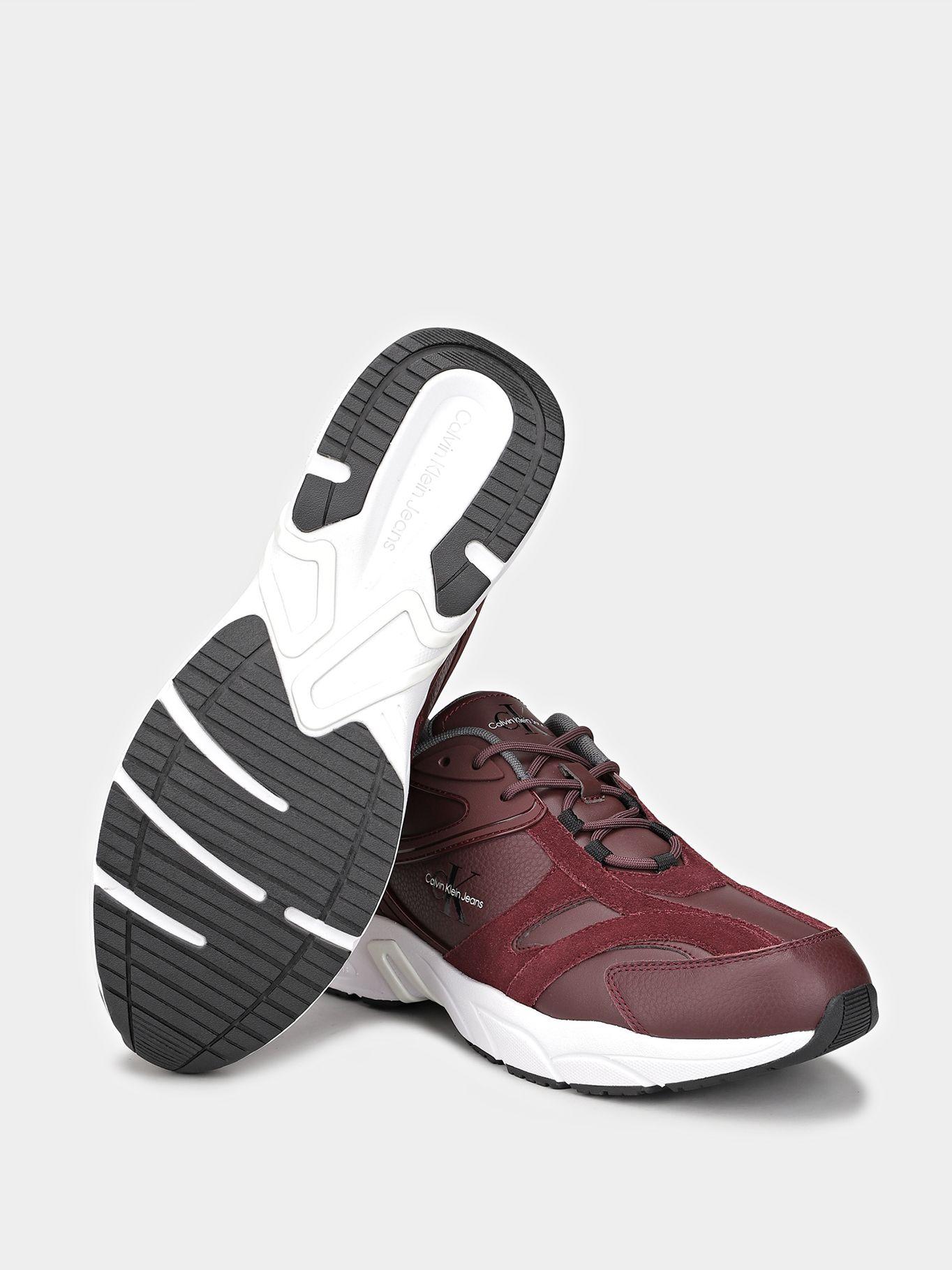 Zapatillas Retro Tennis Low 0KX Burdeo Calvin Klein-3