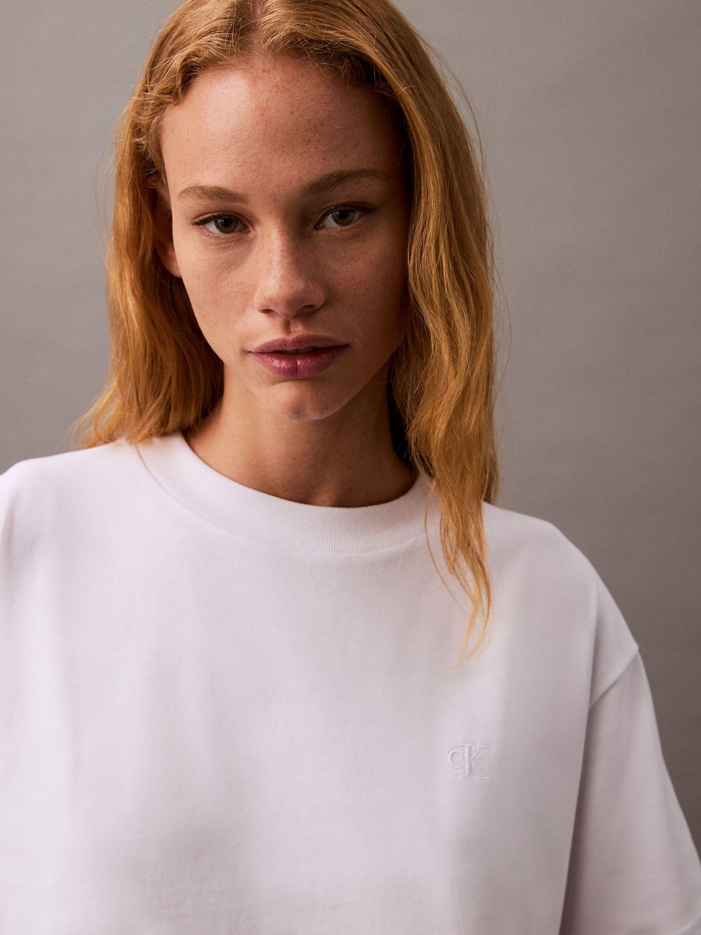 Polera con Estampado Iridiscente Blanco Calvin Klein-3