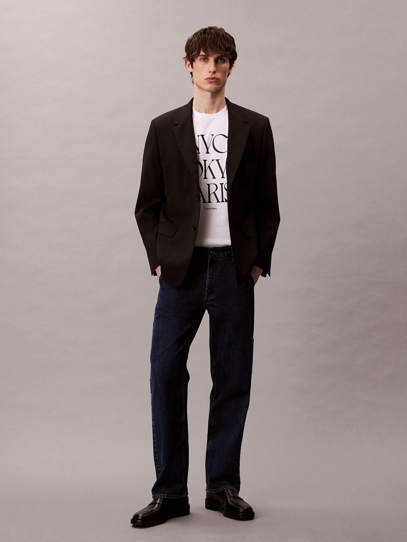 Polera con Gráfico Flagship City Blanco Calvin Klein-3