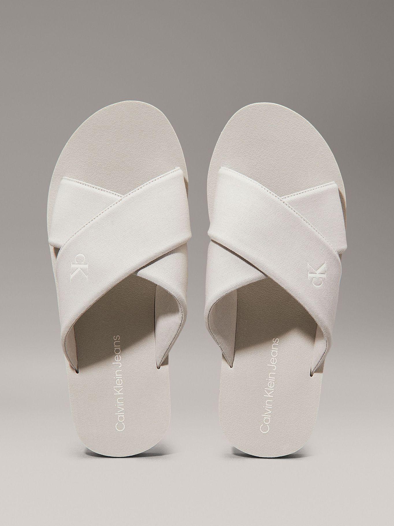Sandalias de Lona Cross Gris Calvin Klein-2
