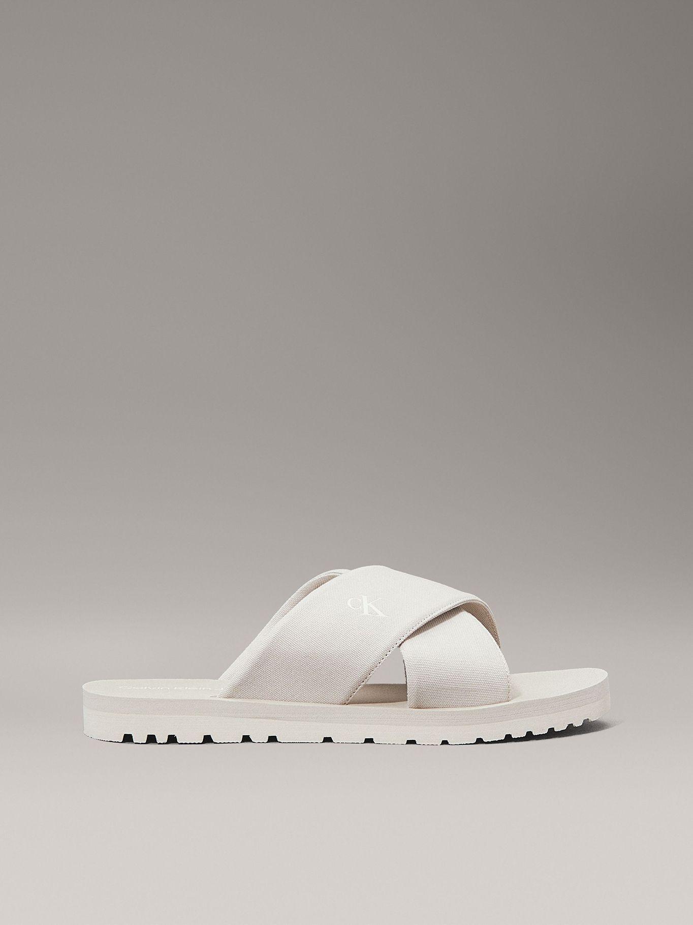 Sandalias de Lona Cross Gris Calvin Klein-4