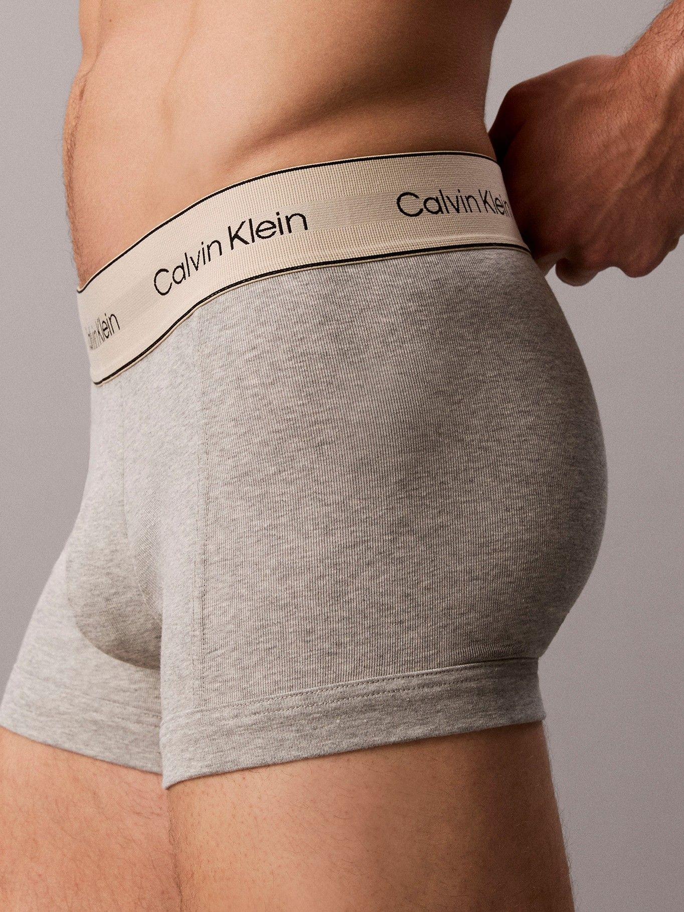 Pack 3 Bóxers Trunk Pima Cotton Multicolor Calvin Klein-4