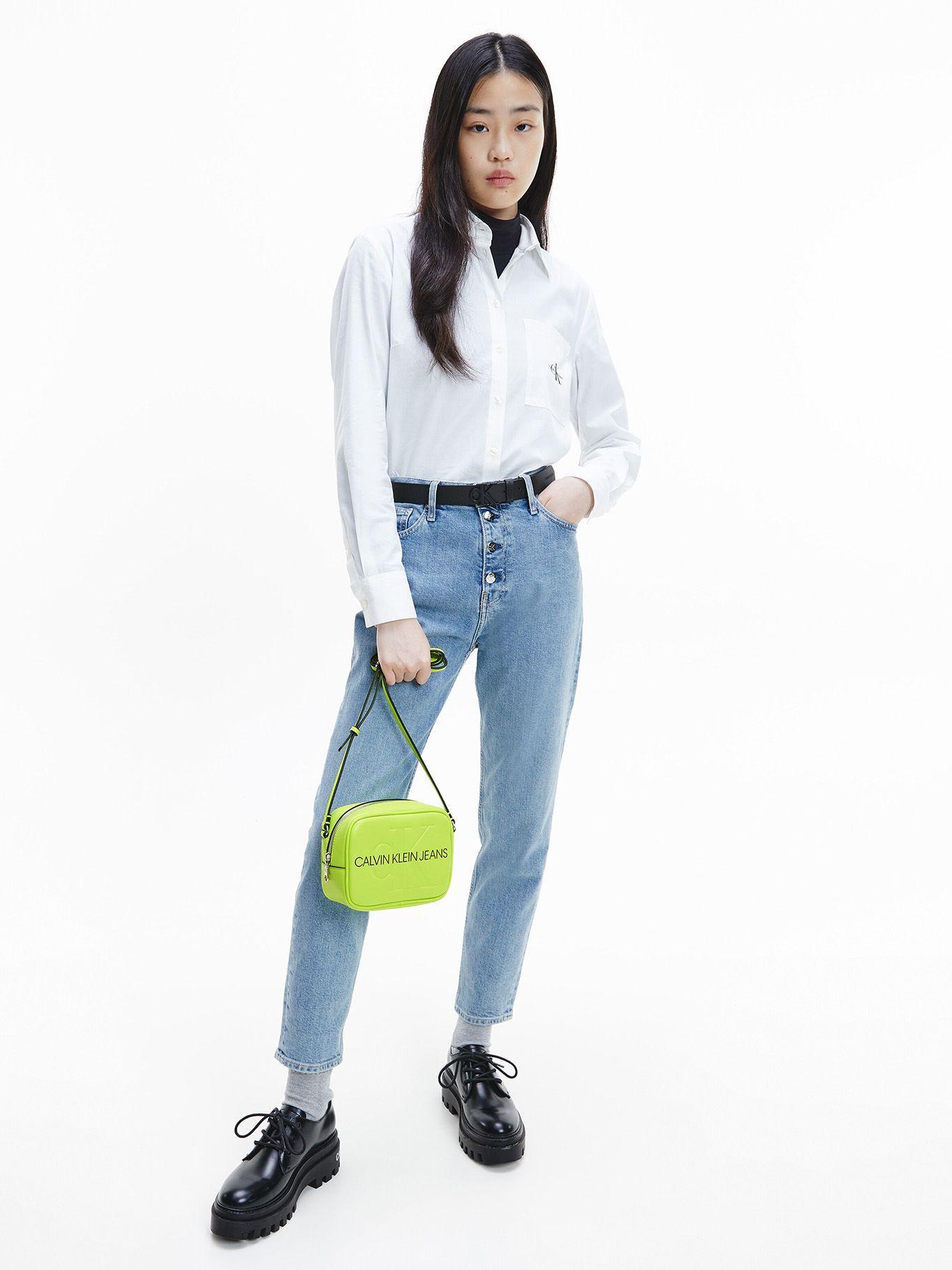 Bandolera Sculpted Verde Calvin Klein-4