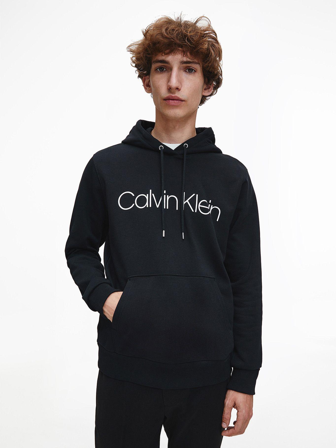 Hoodie Cotton Logo  Negro 002 Calvin Klein-0