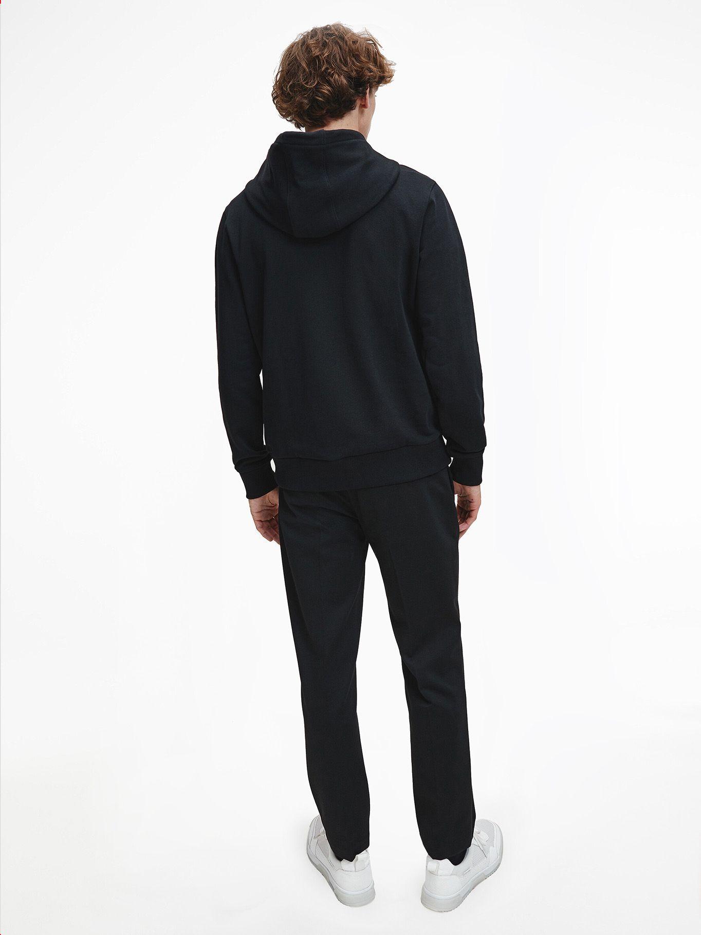 Hoodie Cotton Logo  Negro 002 Calvin Klein-2
