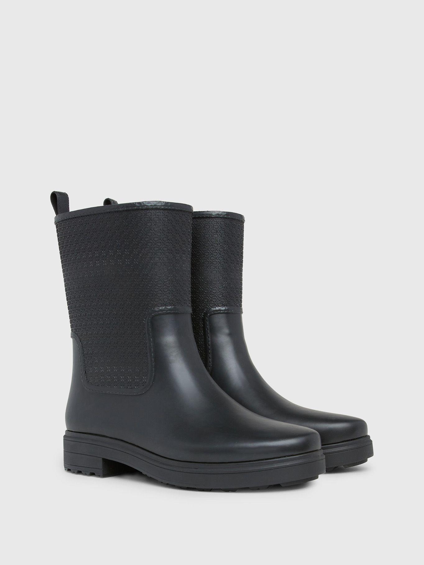 Botas Essential De Lluvia 706 Negro Calvin Klein-0