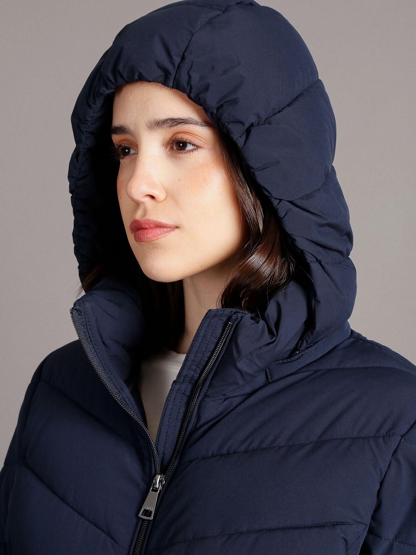 Parka Long Coat Azul Calvin Klein-4