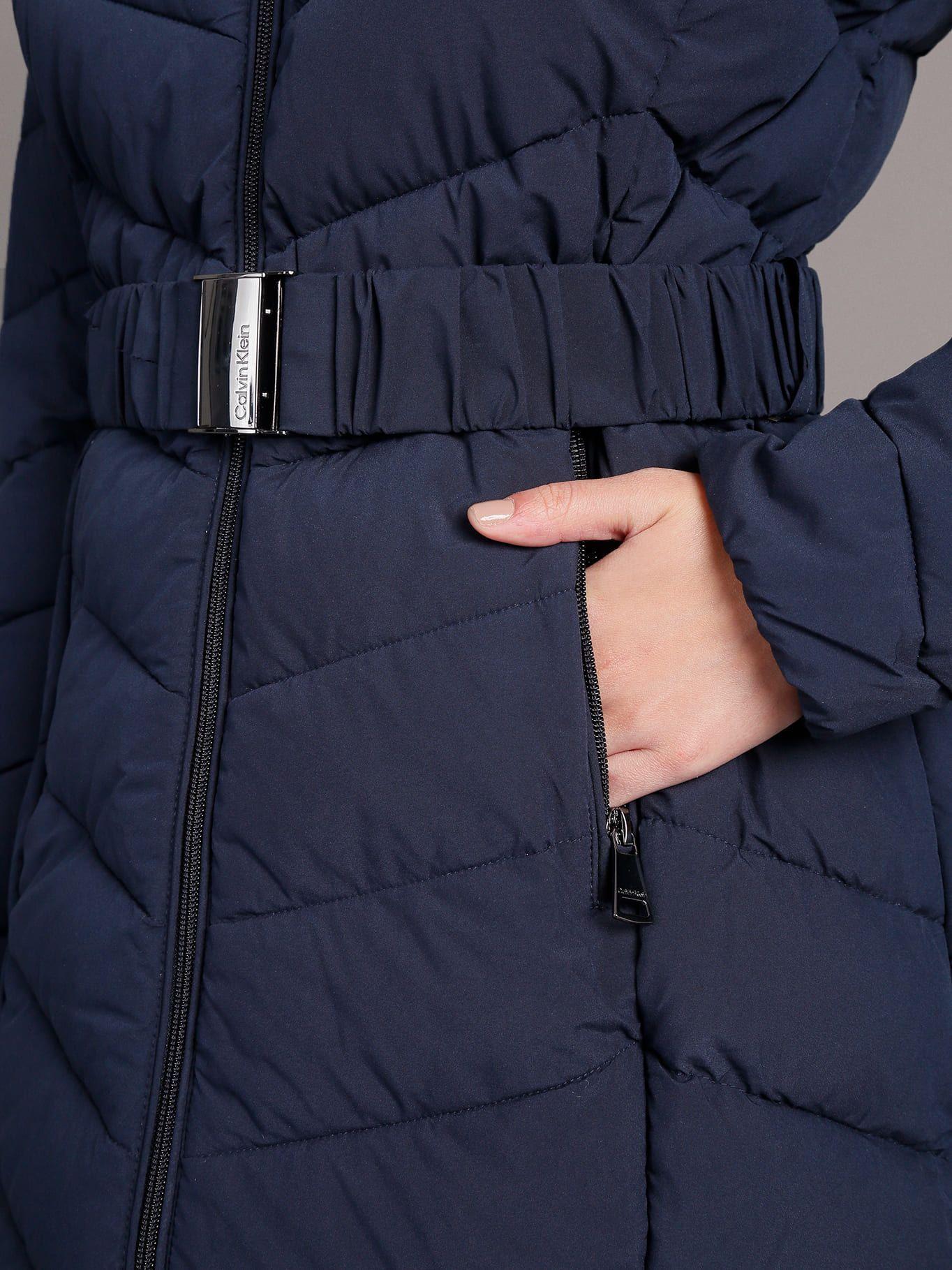 Parka Long Coat Azul Calvin Klein-5