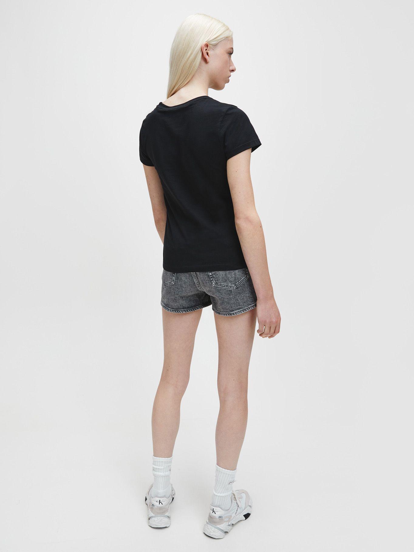 Polera Institutional Negro Calvin Klein-1