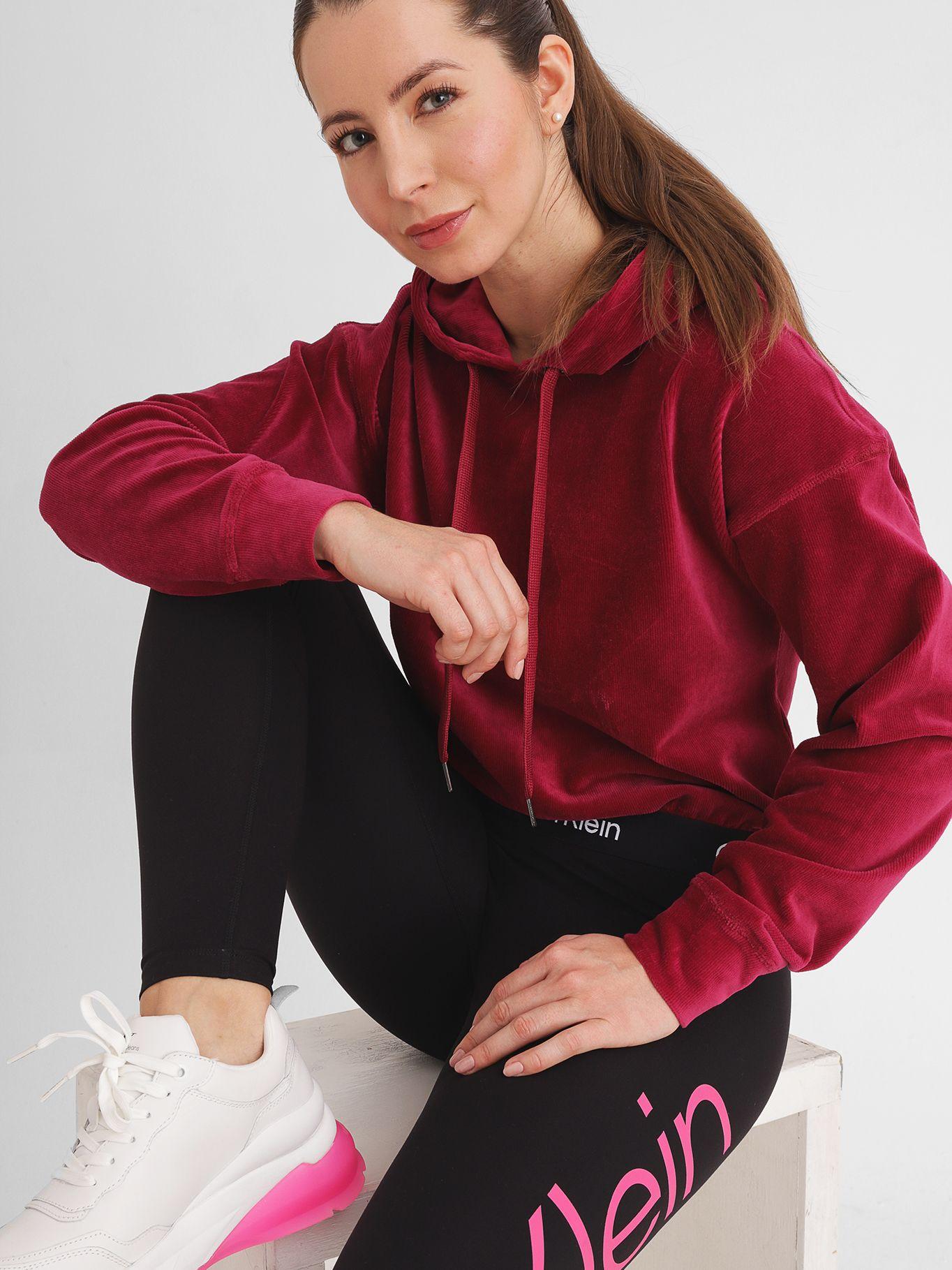 Polerón Logo Elastic Rojo Calvin Klein-4