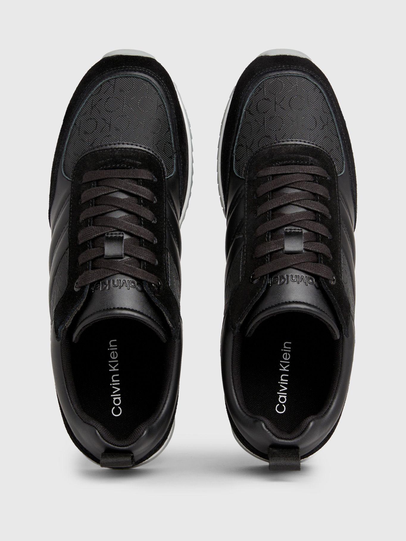 Zapatillas Low Top Lace Up Mono Negro Calvin Klein-2