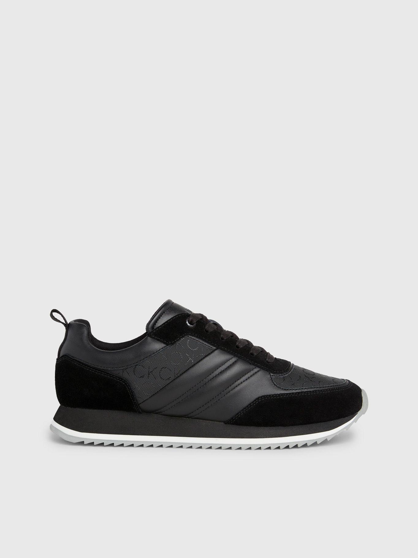 Zapatillas Low Top Lace Up Mono Negro Calvin Klein-4