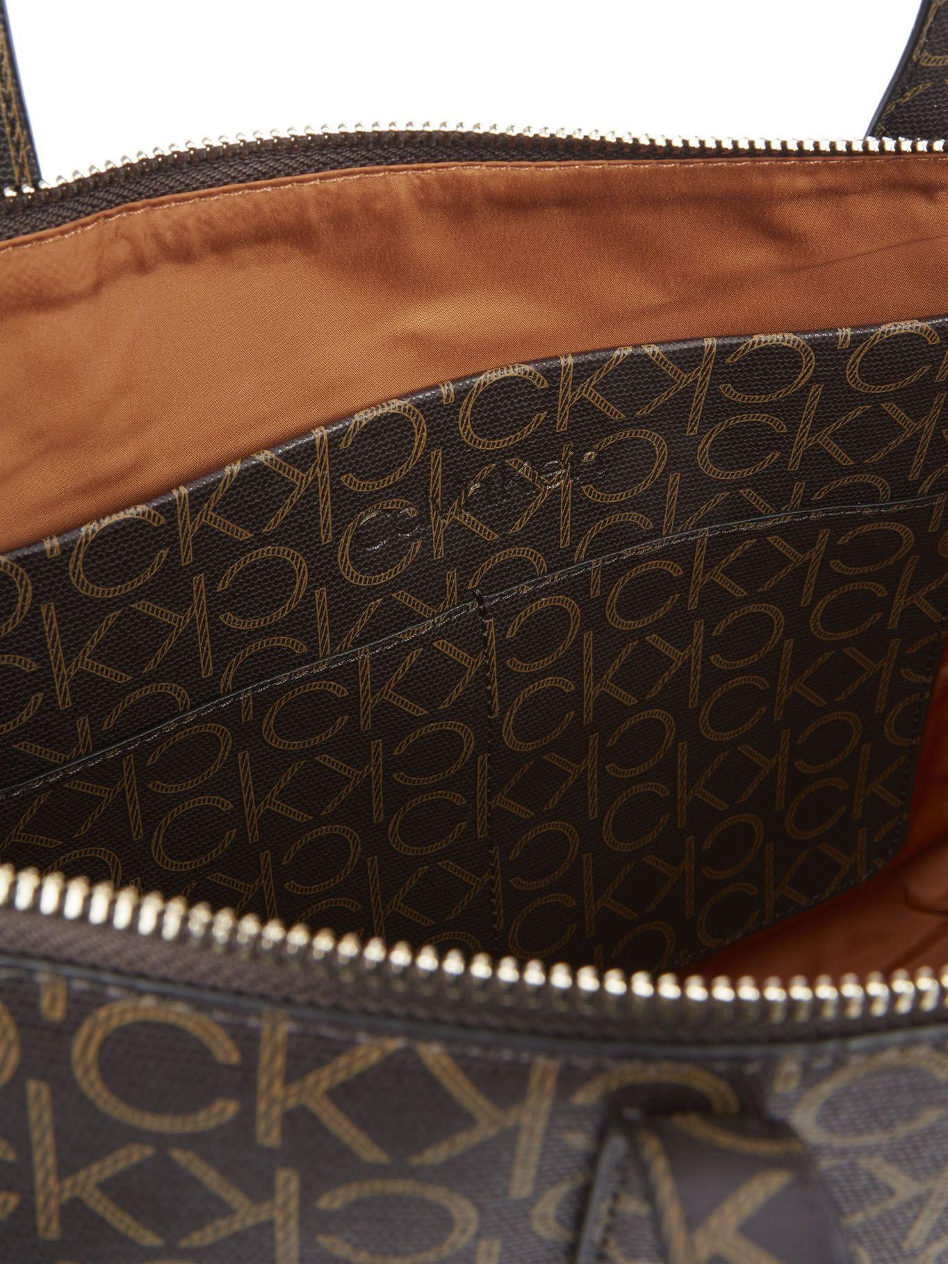 Cartera Shopper Ck Must Café Calvin Klein-2