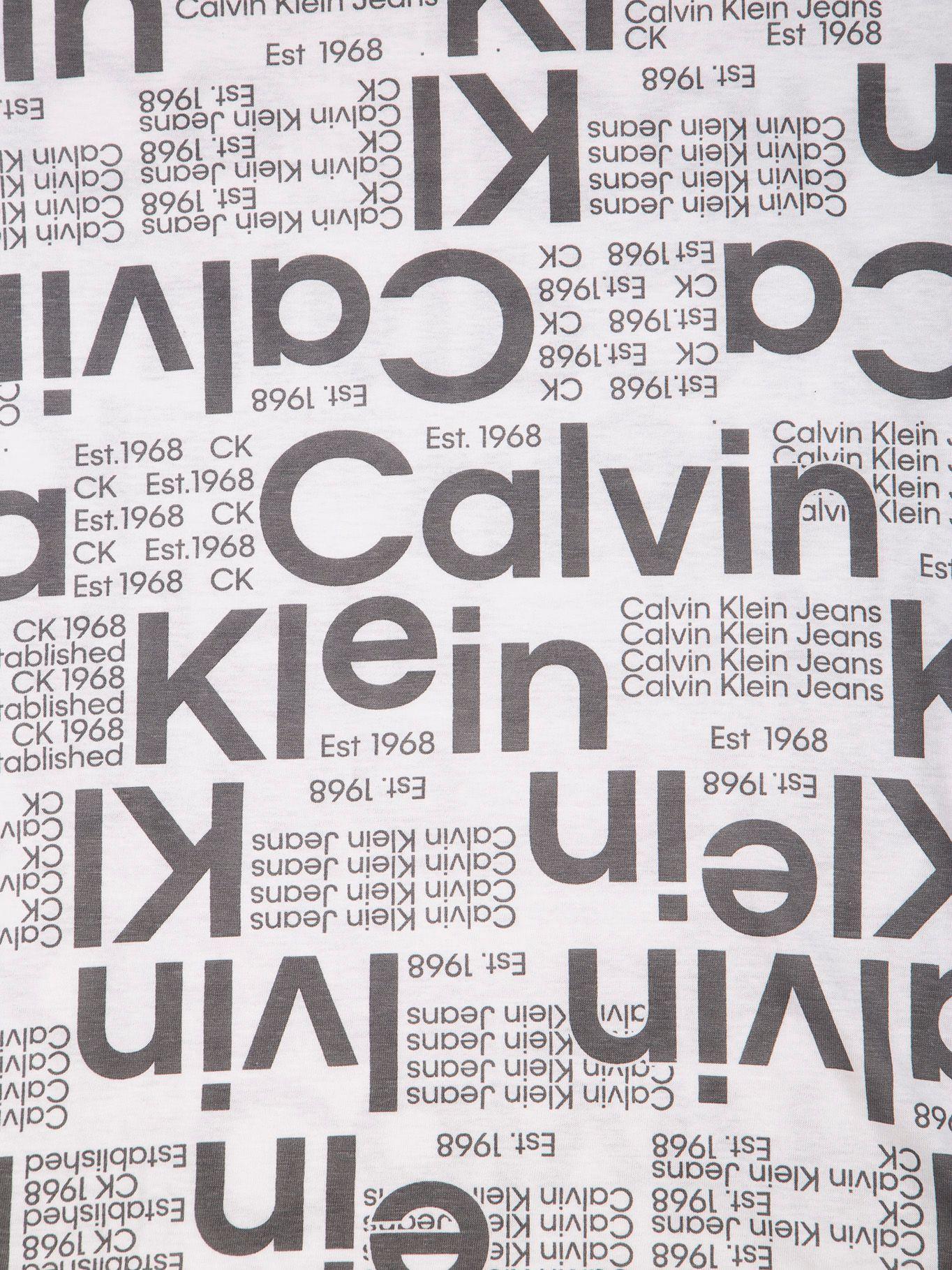 Polera Niño Run-On Blanco Calvin Klein-2