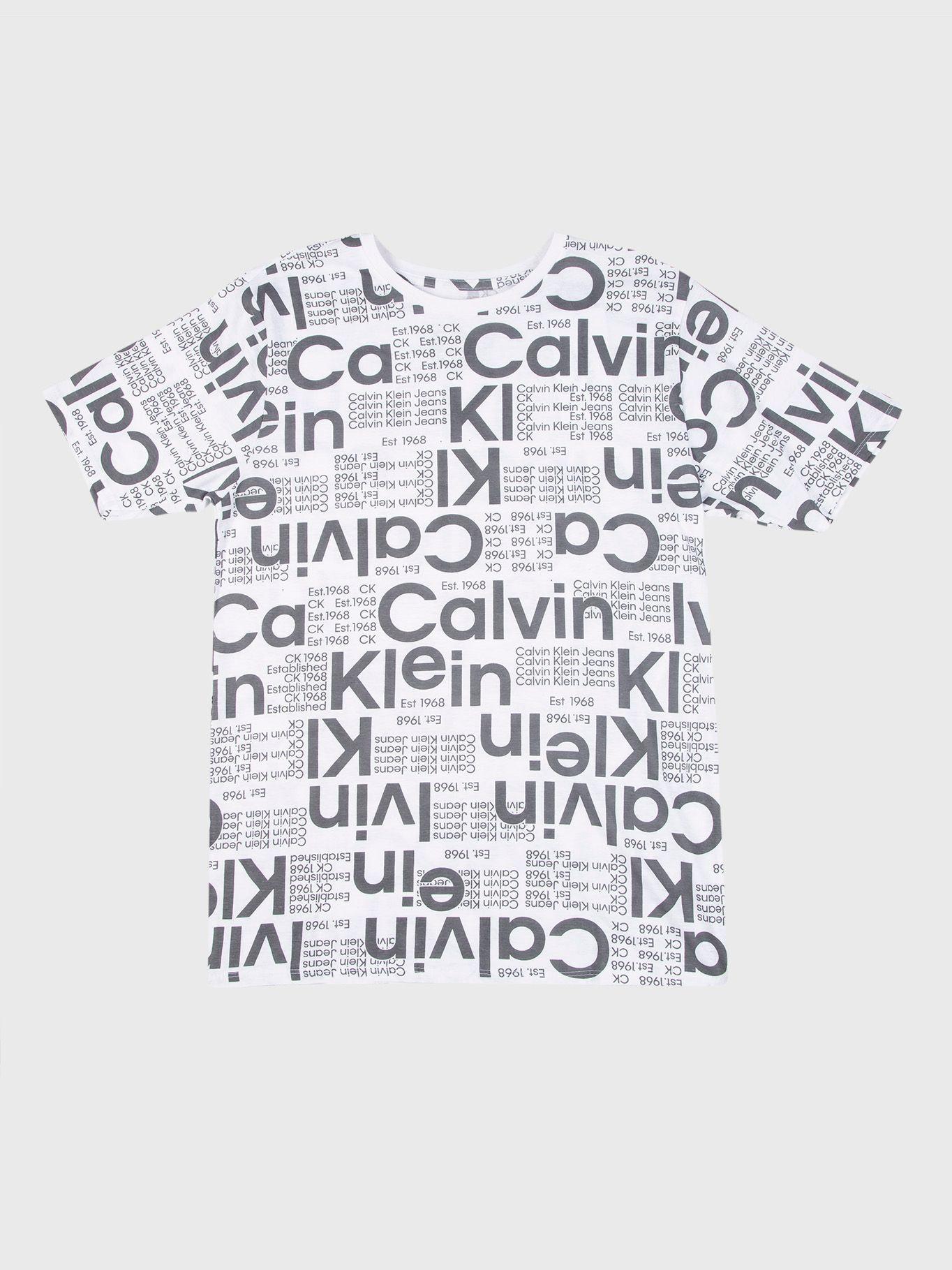 Polera Niño Run-On Blanco Calvin Klein-0