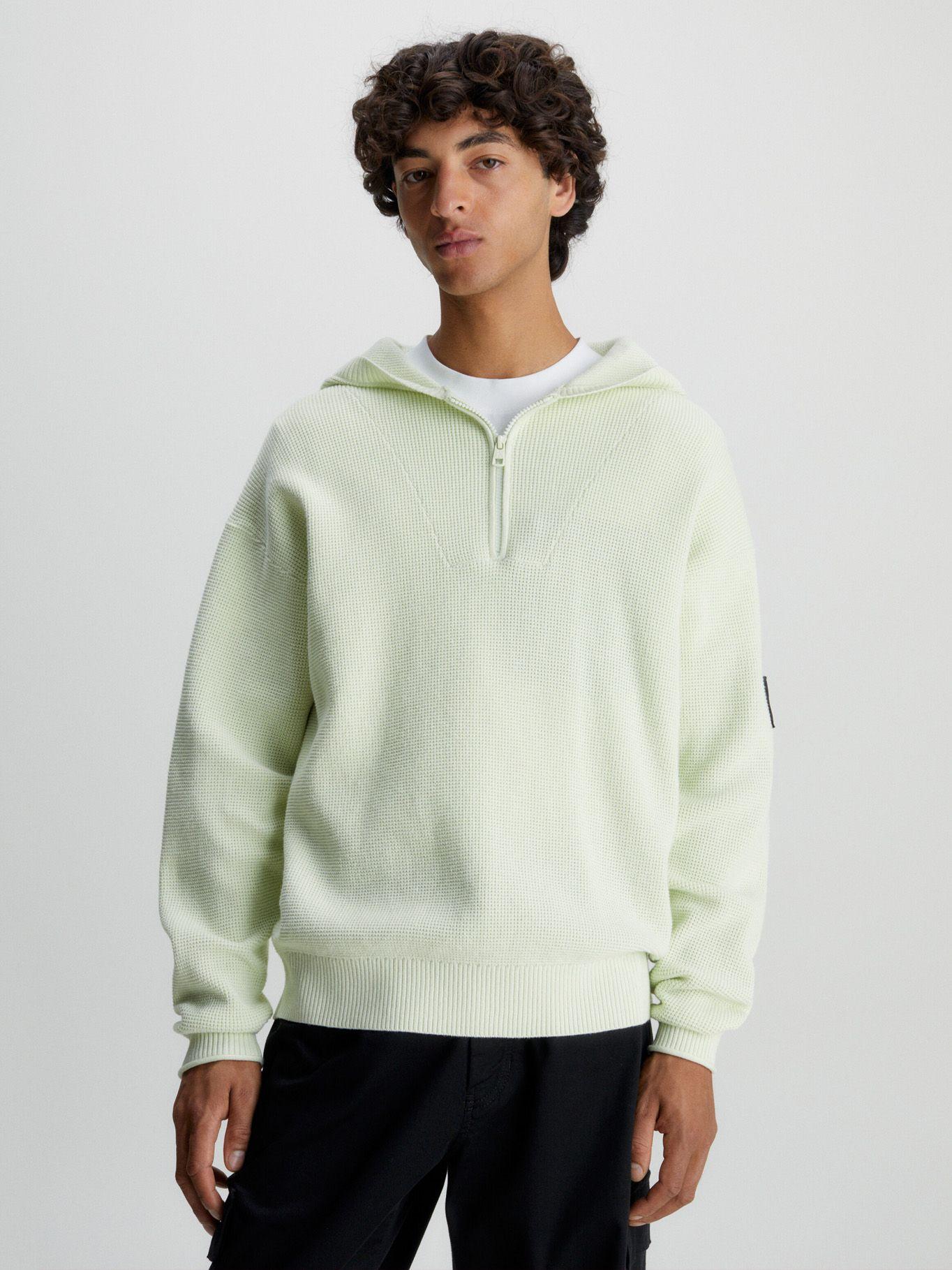 Sweater con Gorro Badger Verde Calvin Klein-0