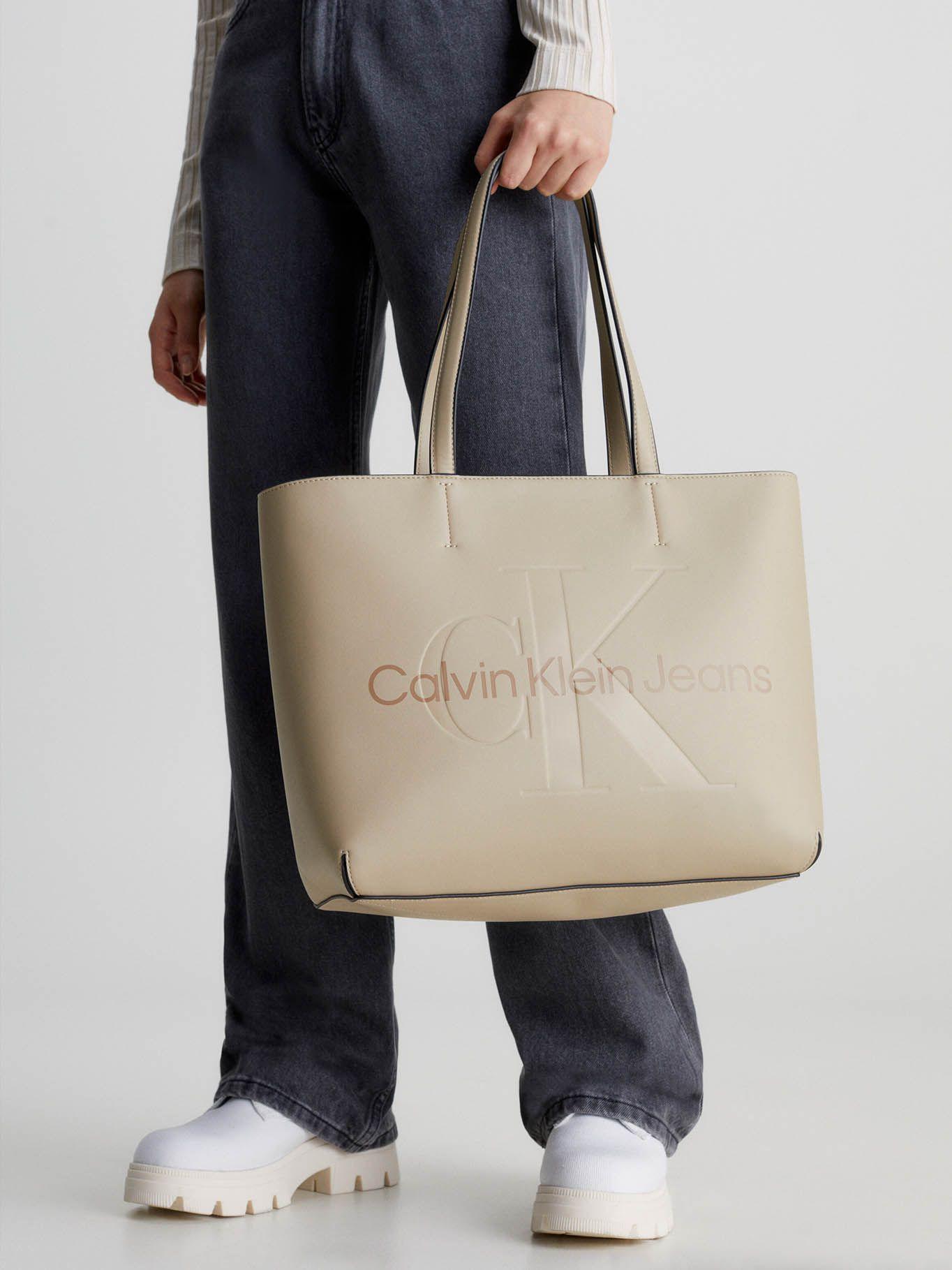 Bolso tote Beige Calvin Klein-3