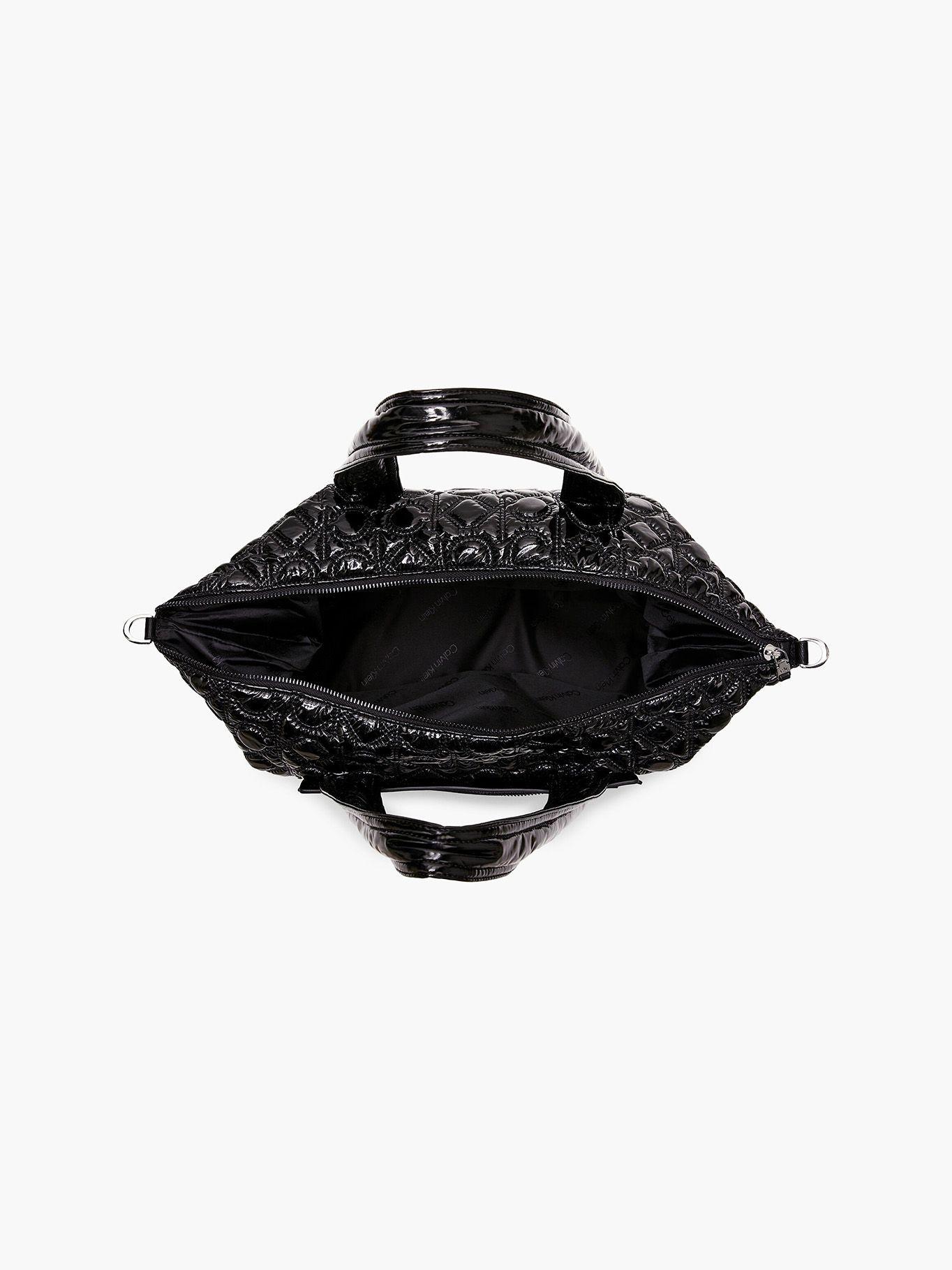 Cartera Tote Ck Essential Quilt Negro Calvin Klein-3