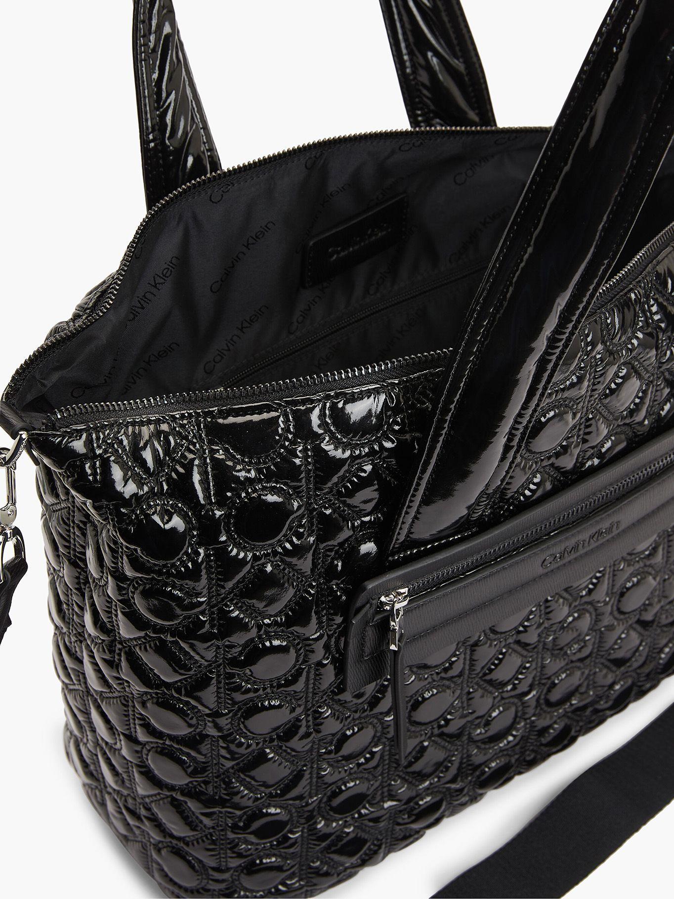 Cartera Tote Ck Essential Quilt Negro Calvin Klein-2