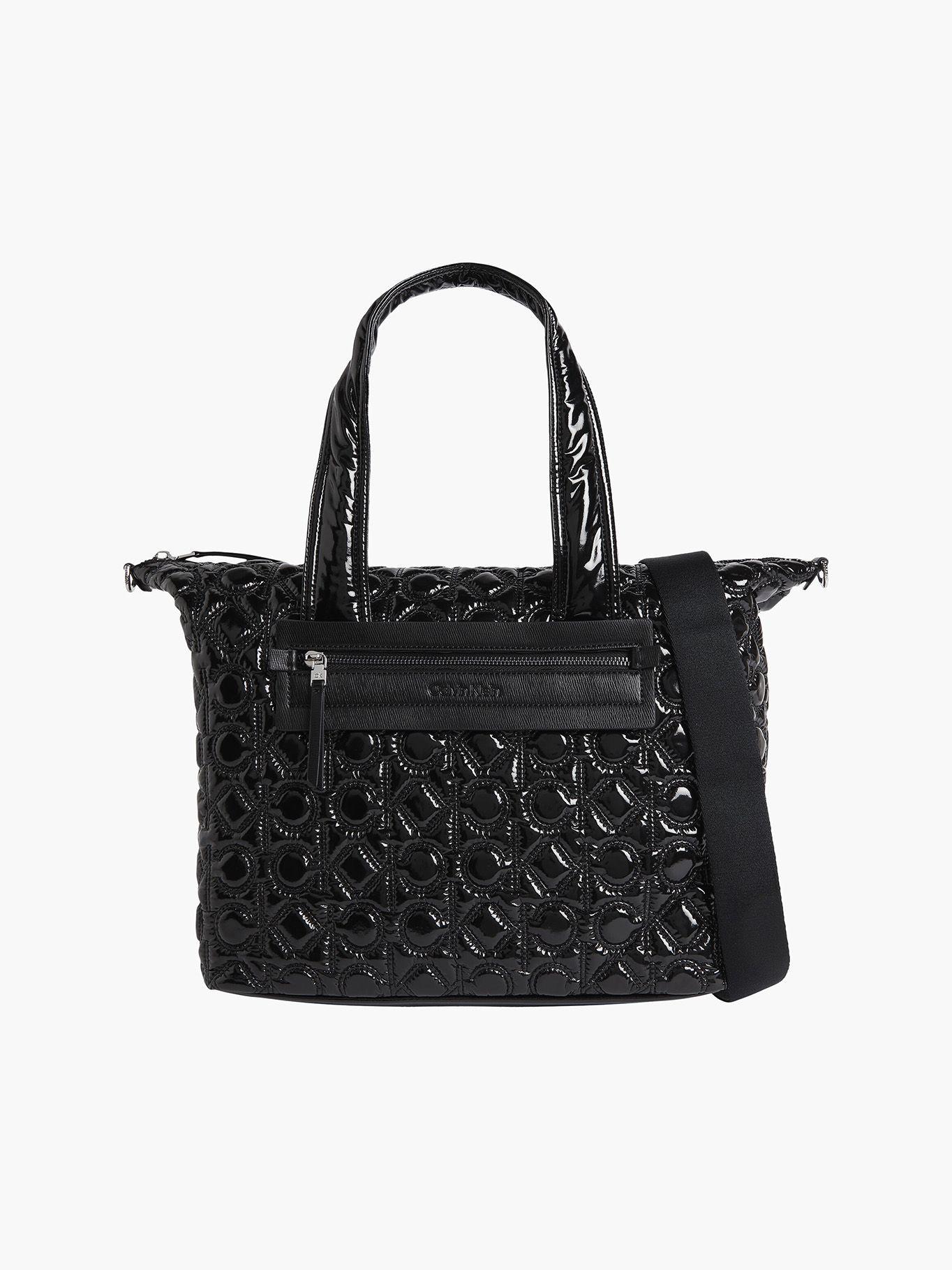 Cartera Tote Ck Essential Quilt Negro Calvin Klein-0