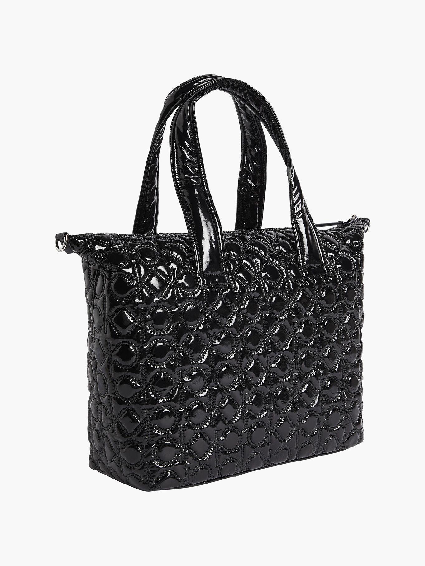 Cartera Tote Ck Essential Quilt Negro Calvin Klein-1