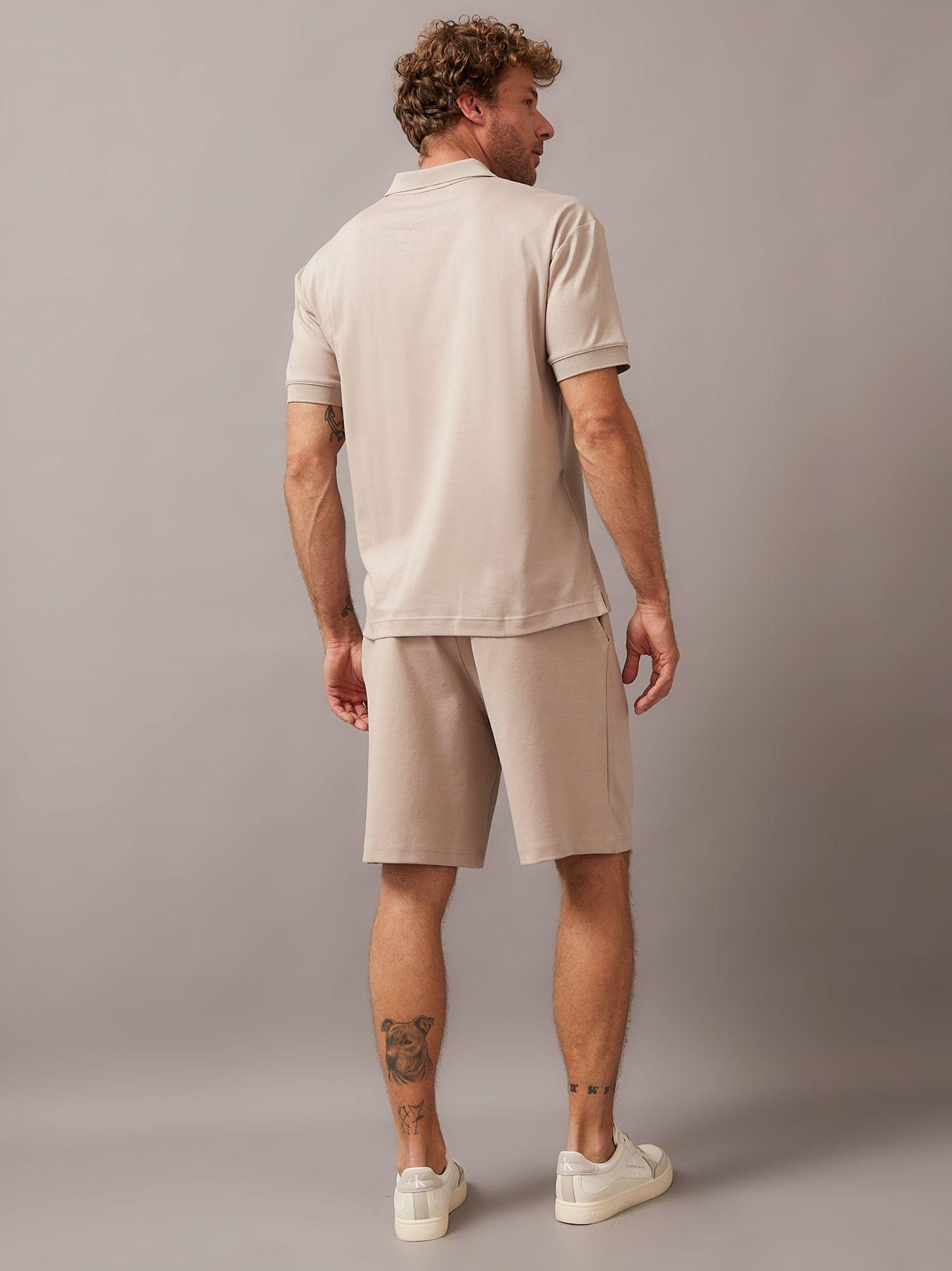 Polo Smooth Cotton Beige Calvin Klein-2