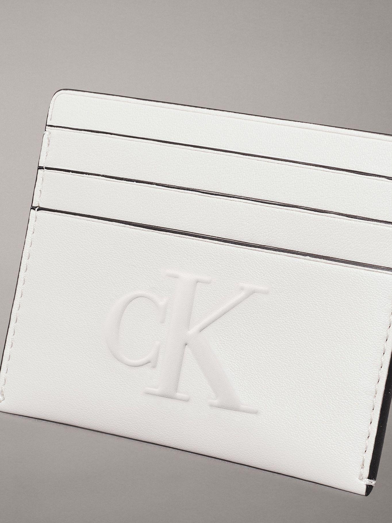 Tarjetero Sculpted 6Cc Blanco Calvin Klein-3