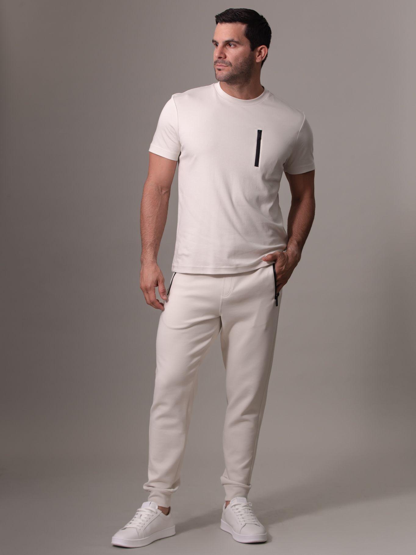 Jogger Lux Tech Crema Calvin Klein-1