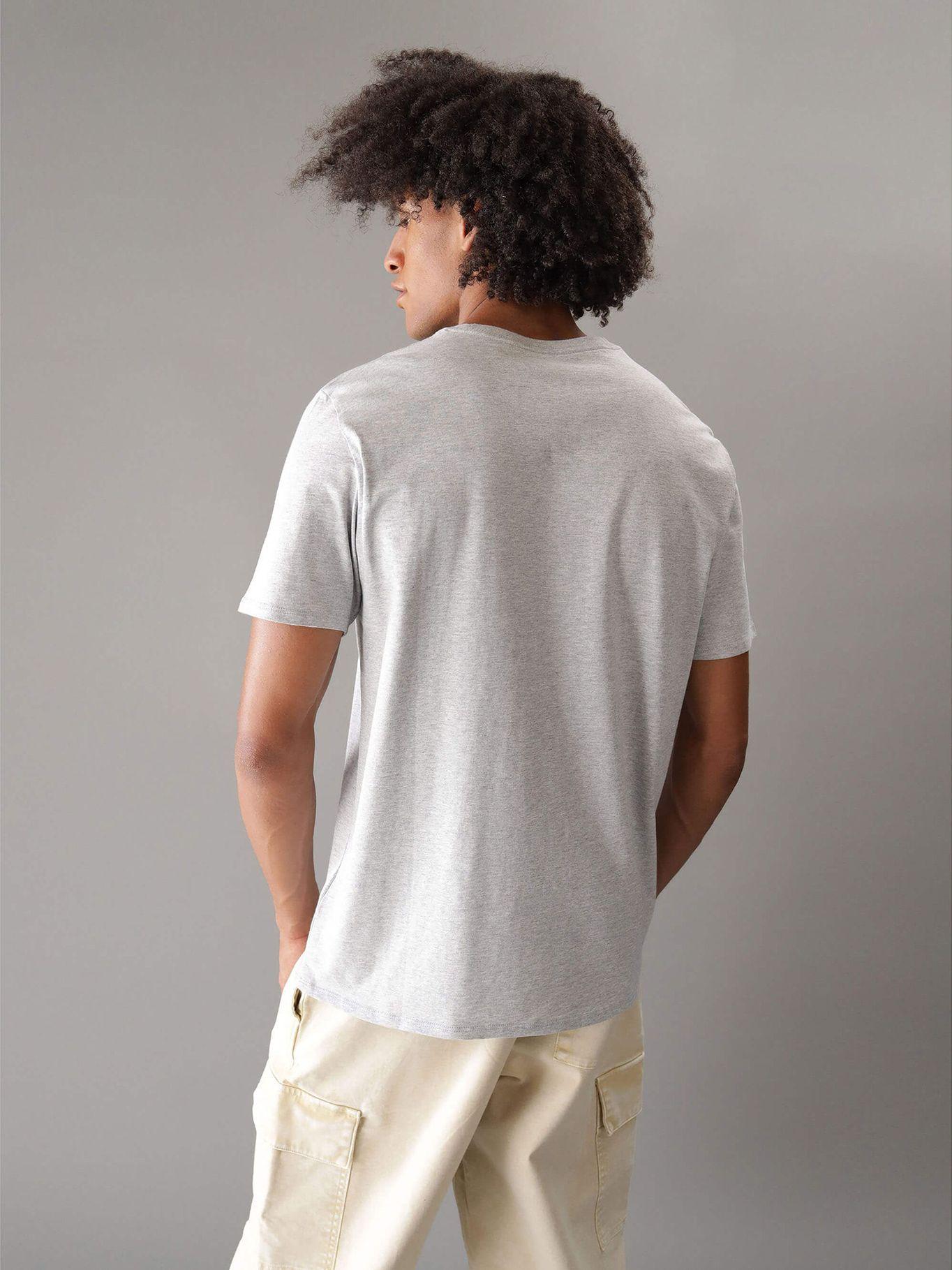 Polera Monogram Crew Gris Calvin Klein-2